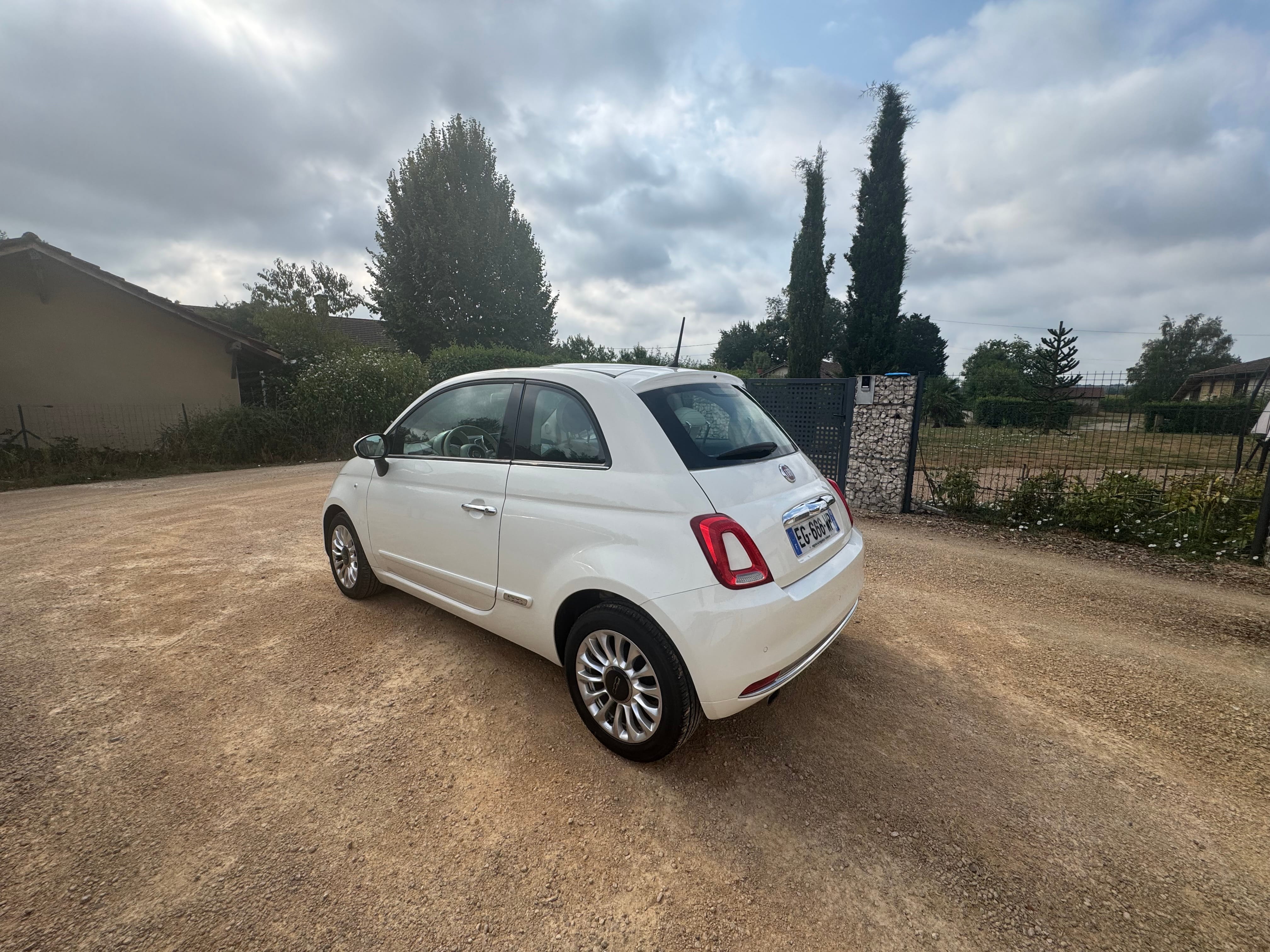 Fiat 500 avec Caméra de recul