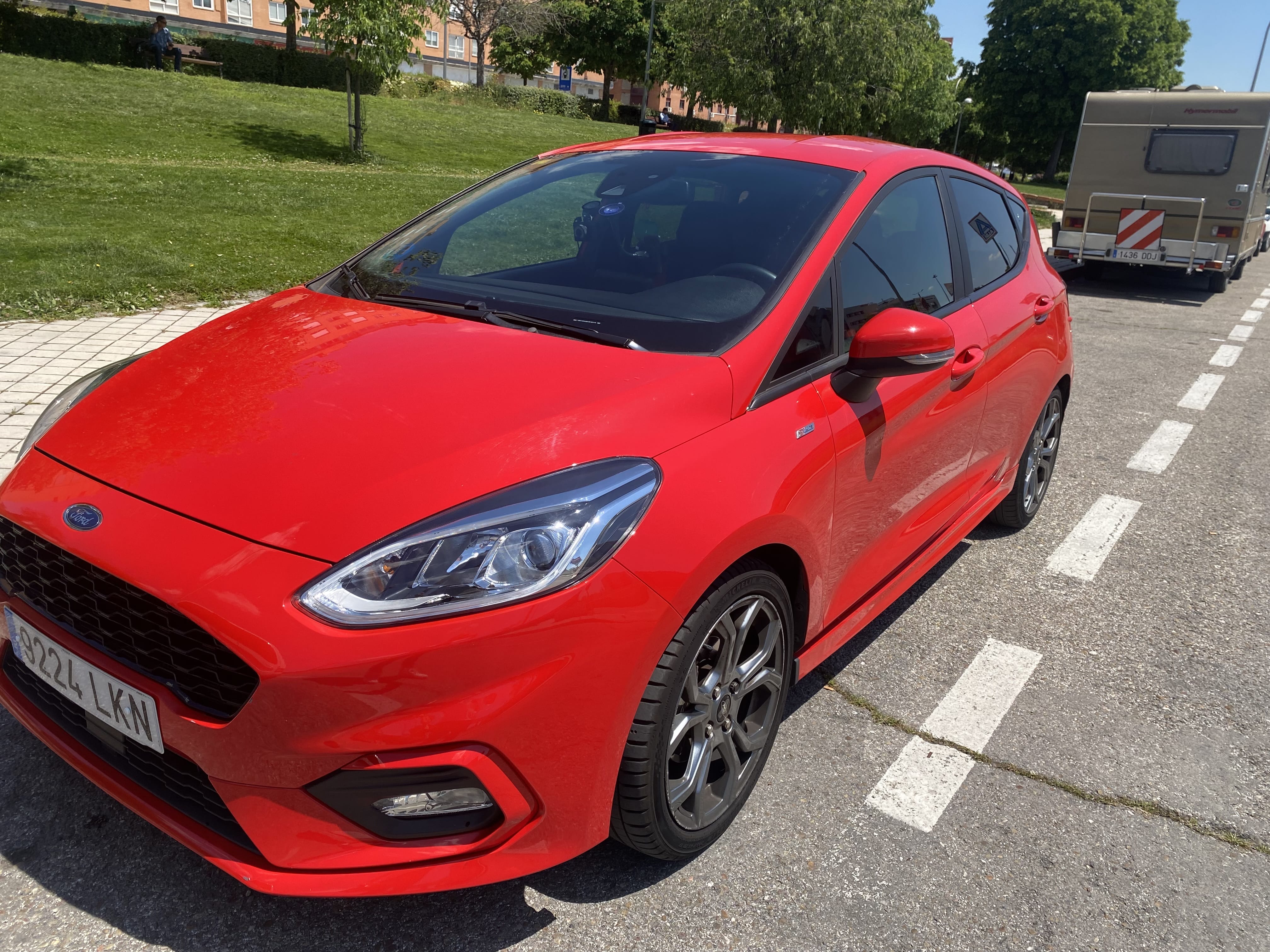 Ford Fiesta ST con Silla infantil