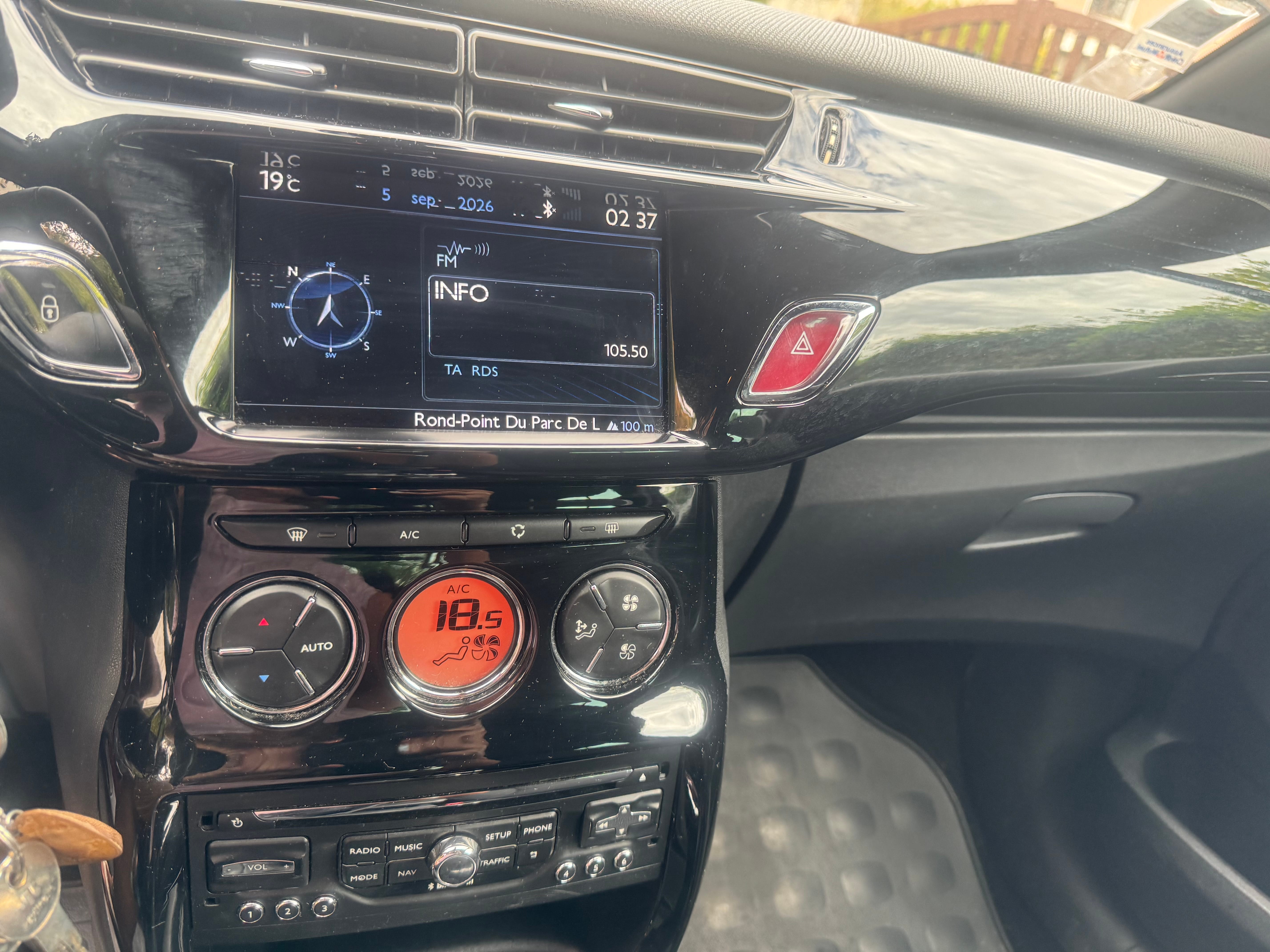 Citroen DS3 avec Caméra de recul