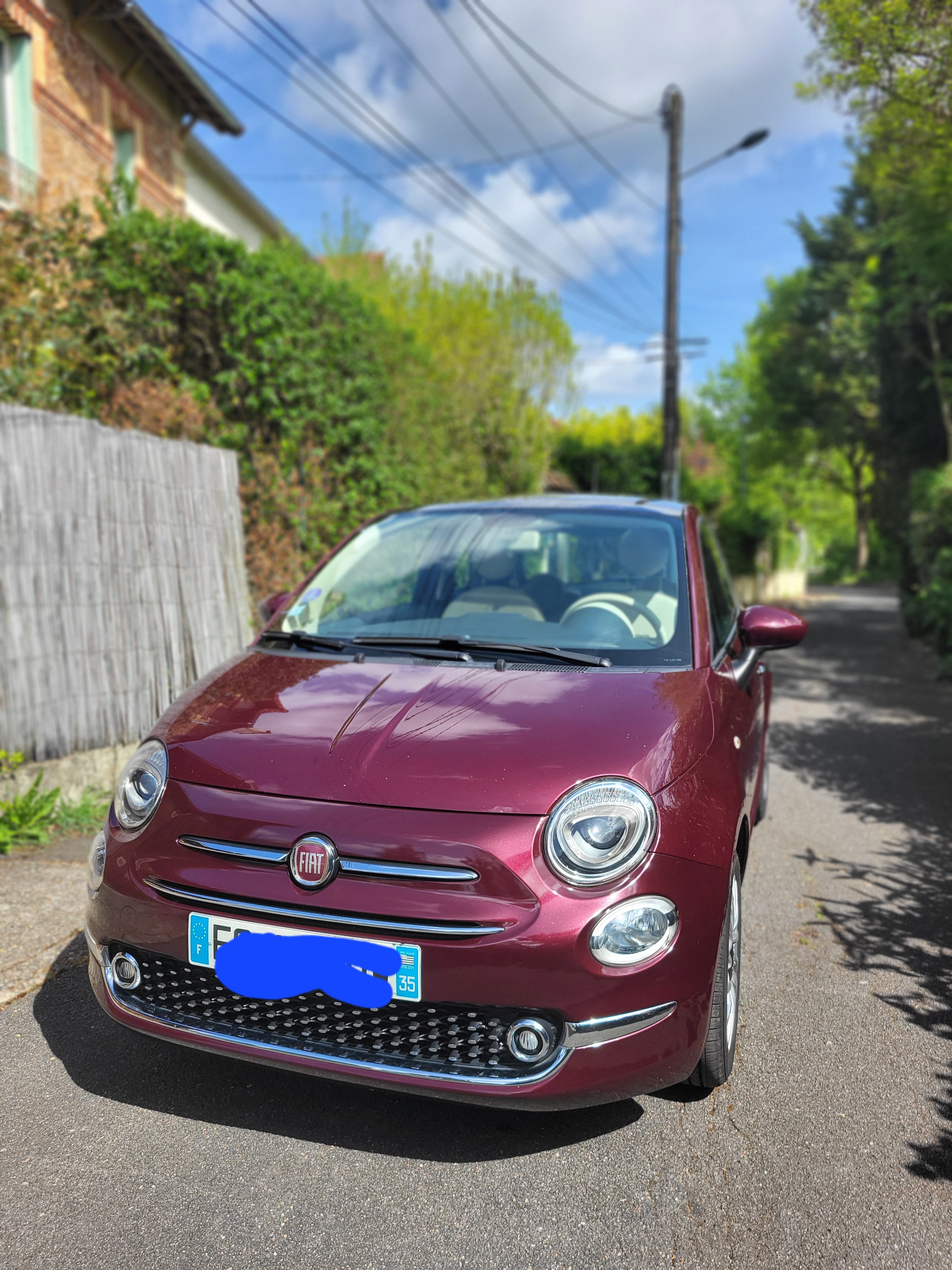 Fiat 500 avec Android Auto