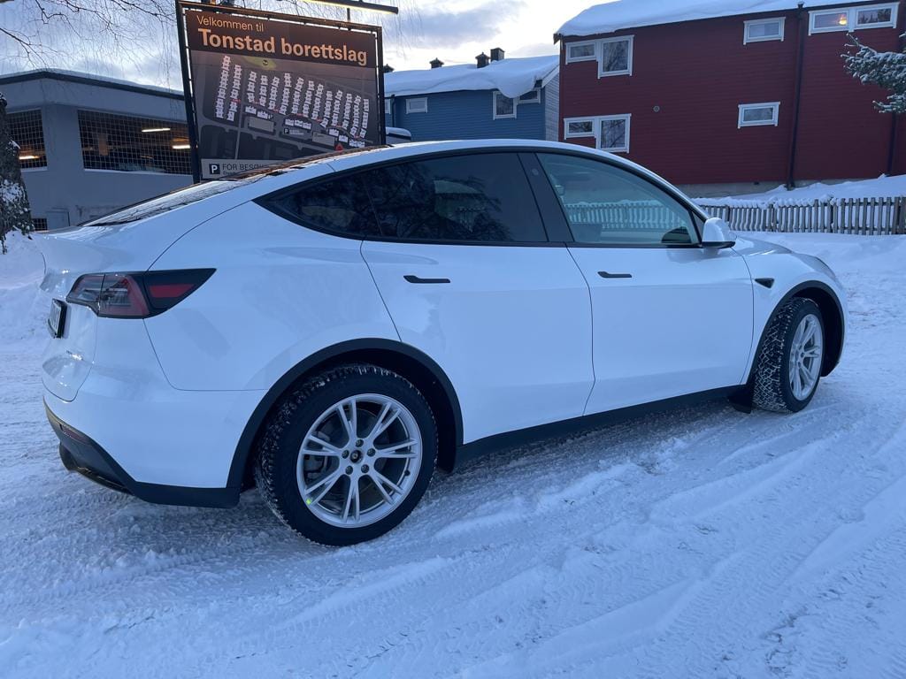 Tesla Model Y with GPS