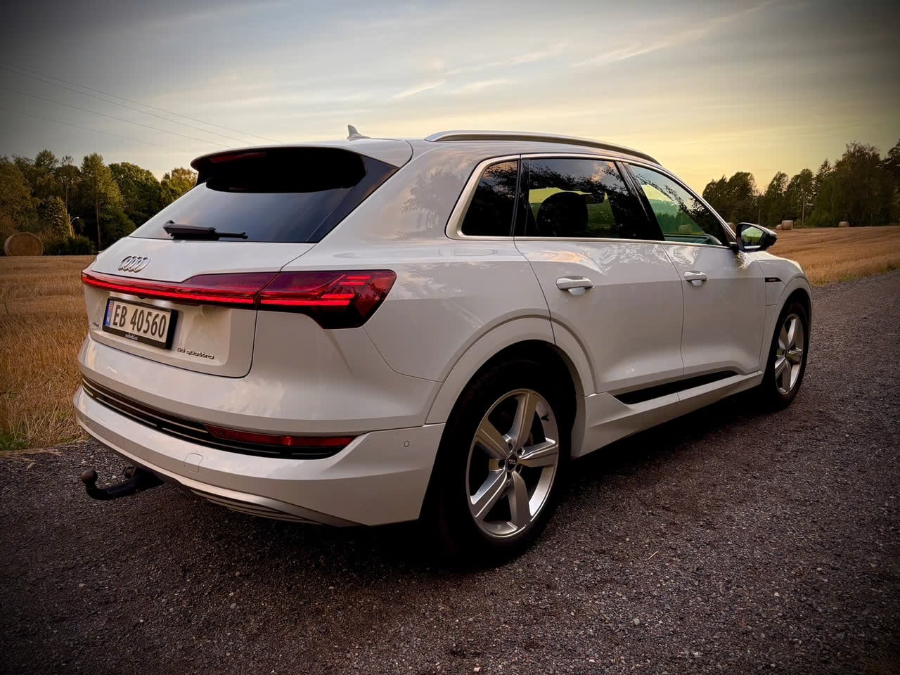Audi e-tron med GPS