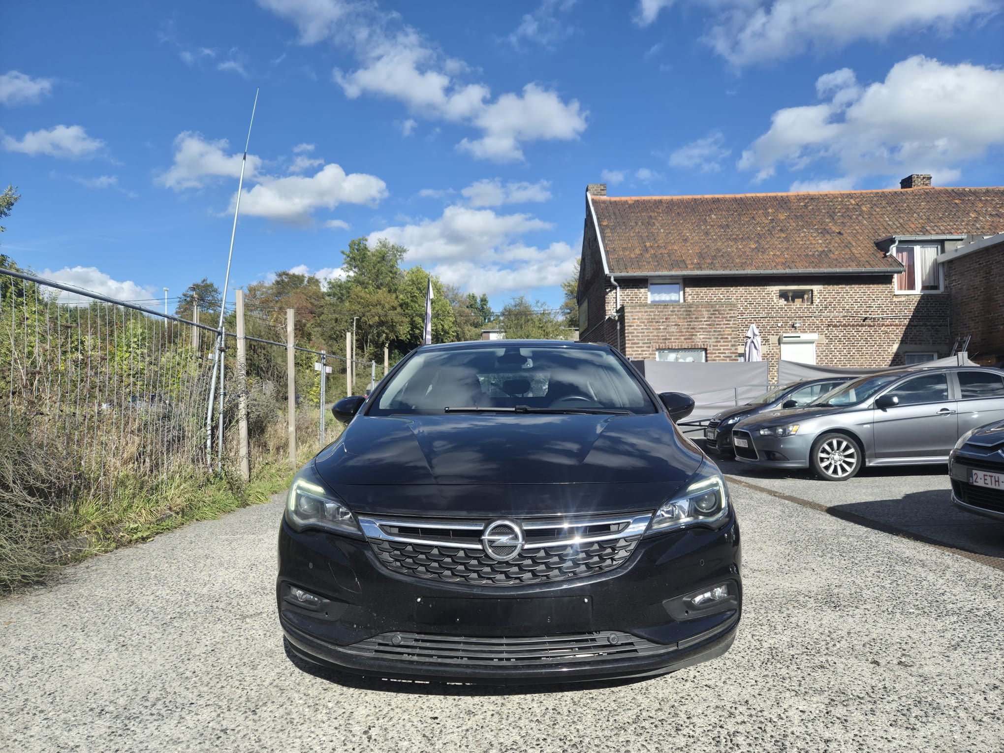 Opel Astra met Autostoel baby