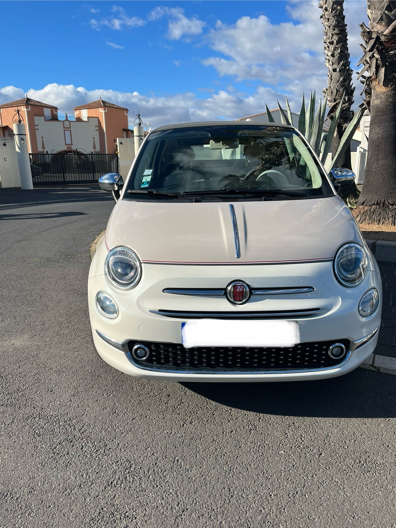 Fiat 500 C avec Entrée audio / iPod