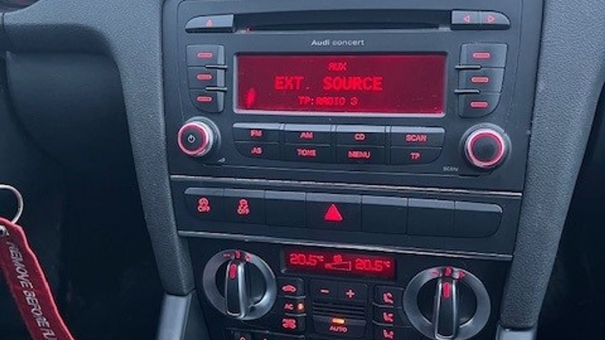 Audi A3 med Babysete