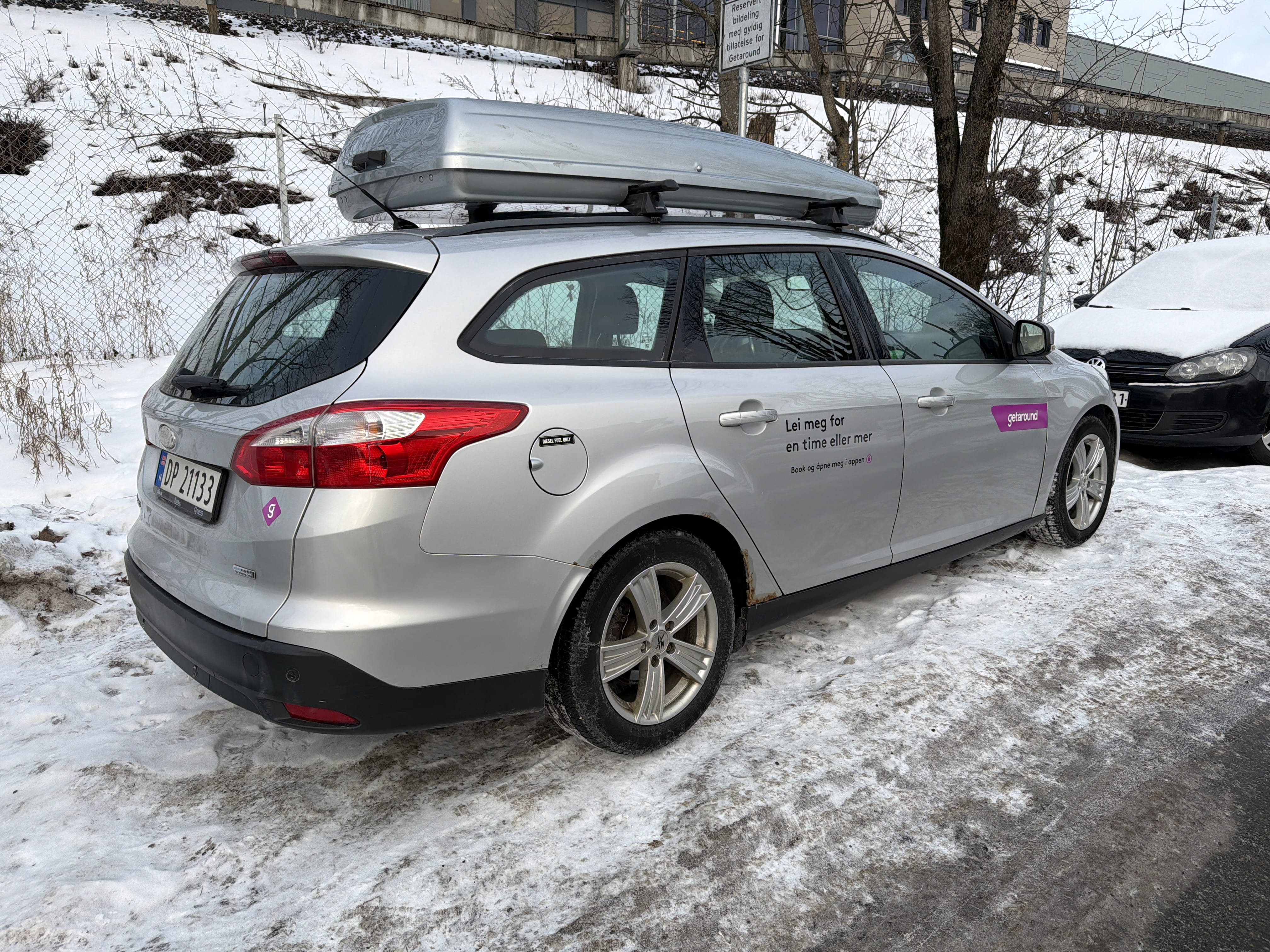 Ford Focus med Skiboks