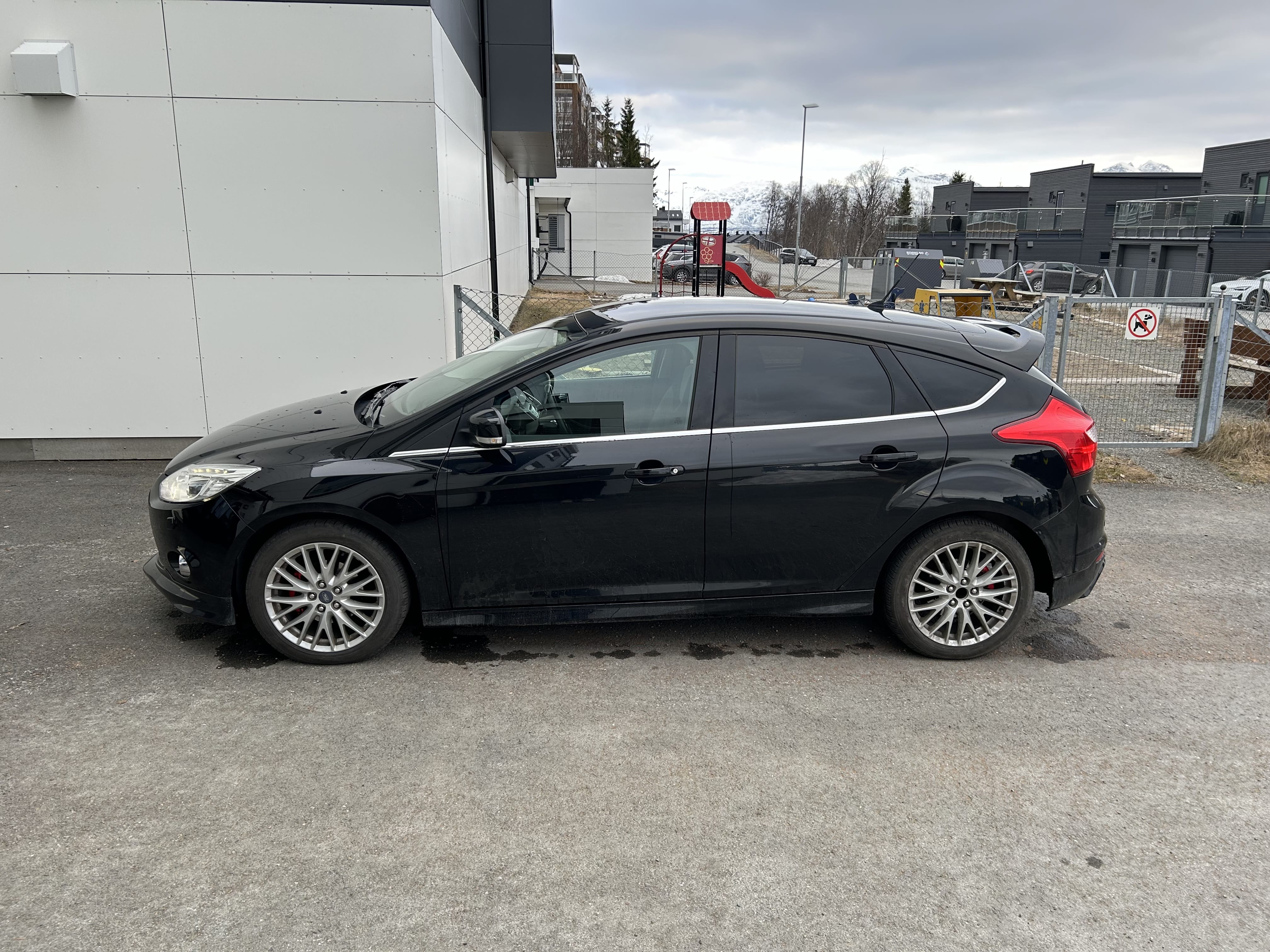 Ford Focus ST met Sneeuwbanden