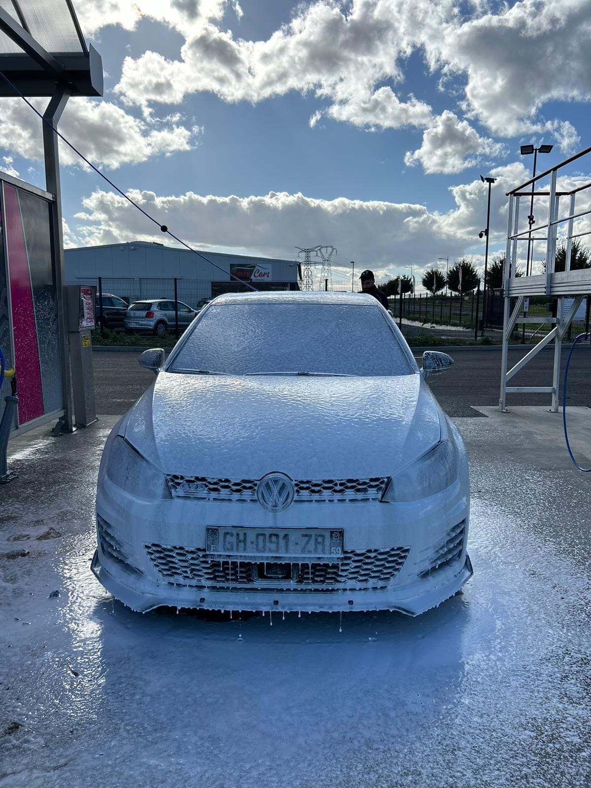 Volkswagen Golf avec Siège bébé