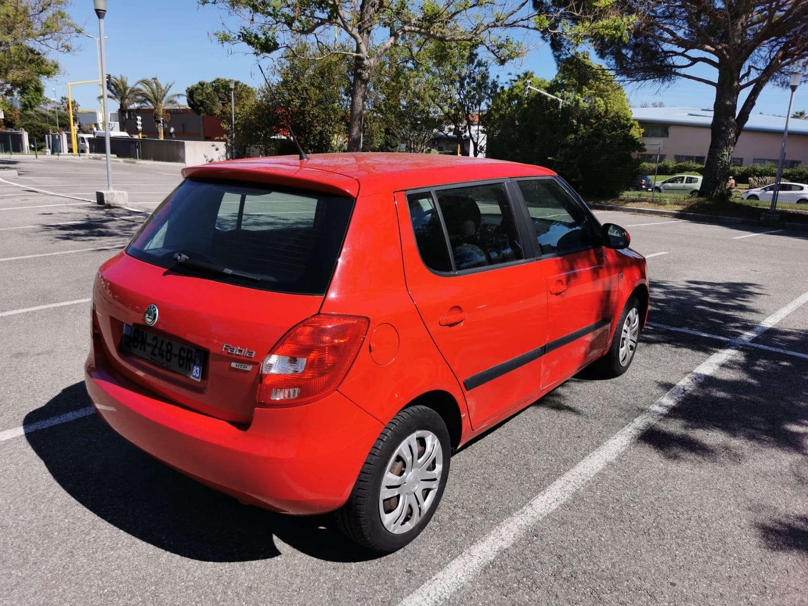 Skoda Fabia avec Siège bébé