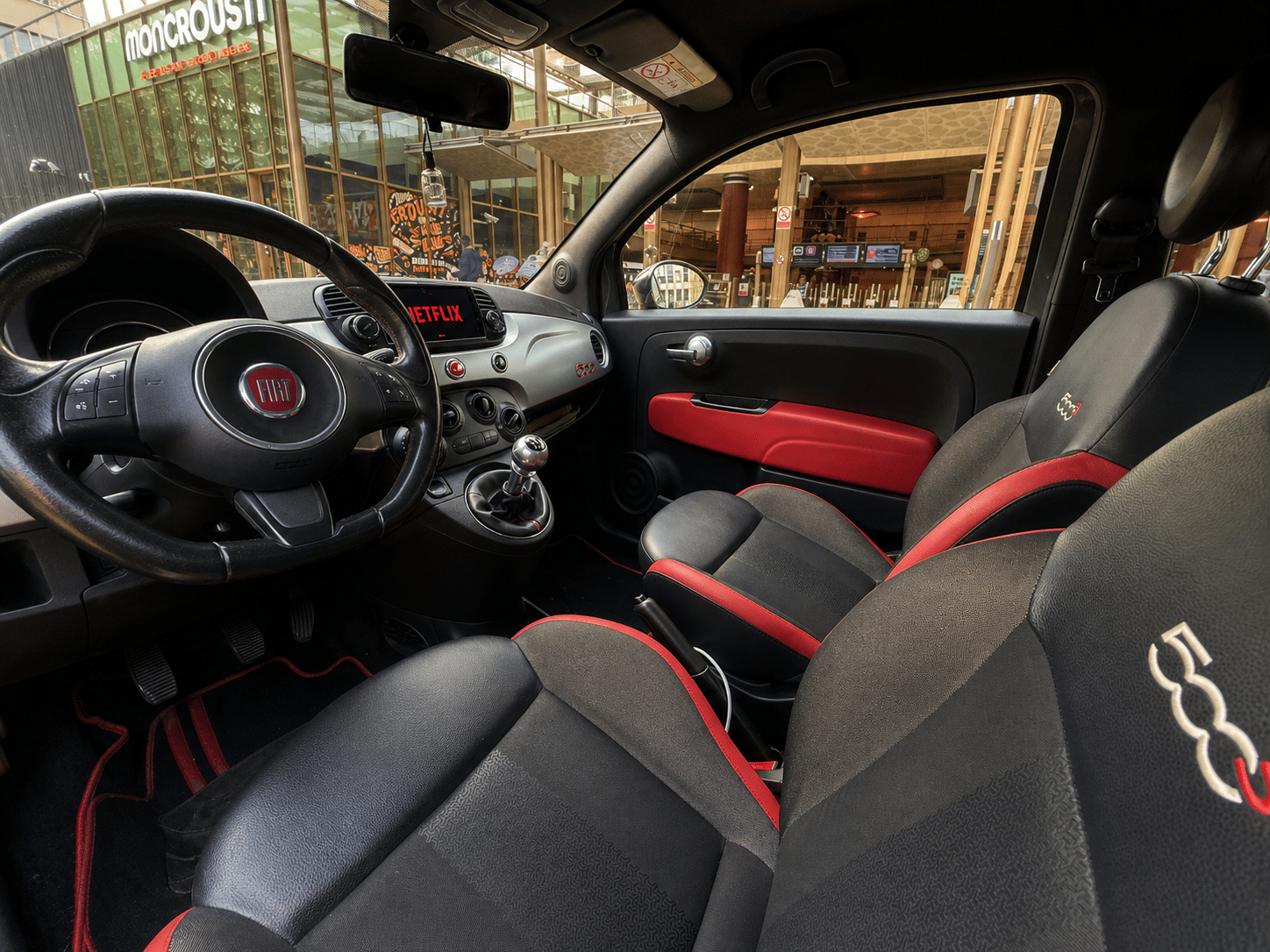 Fiat 500 avec Apple CarPlay