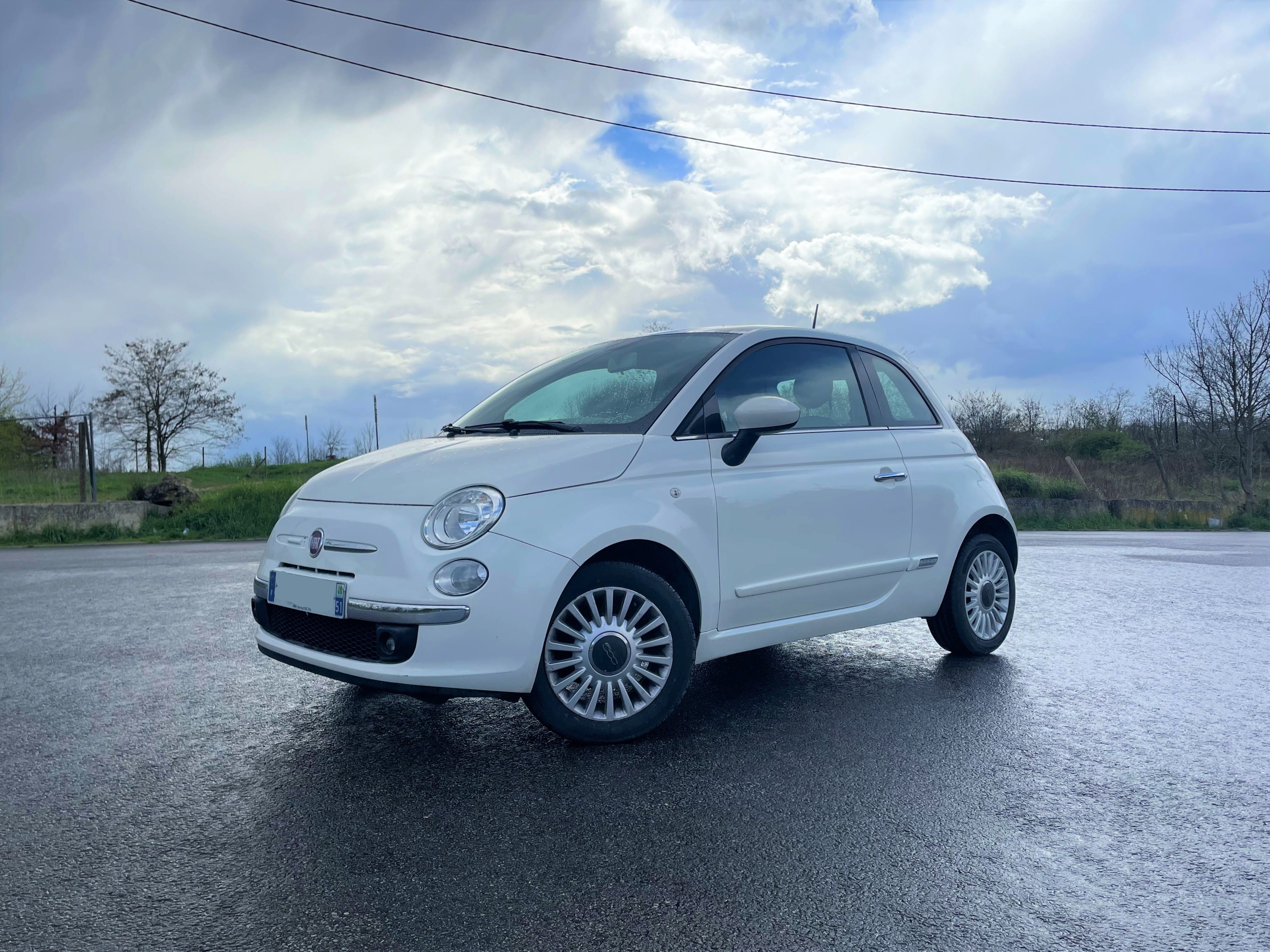 Fiat 500 Lounge toit panoramique, 2013, Essence 98