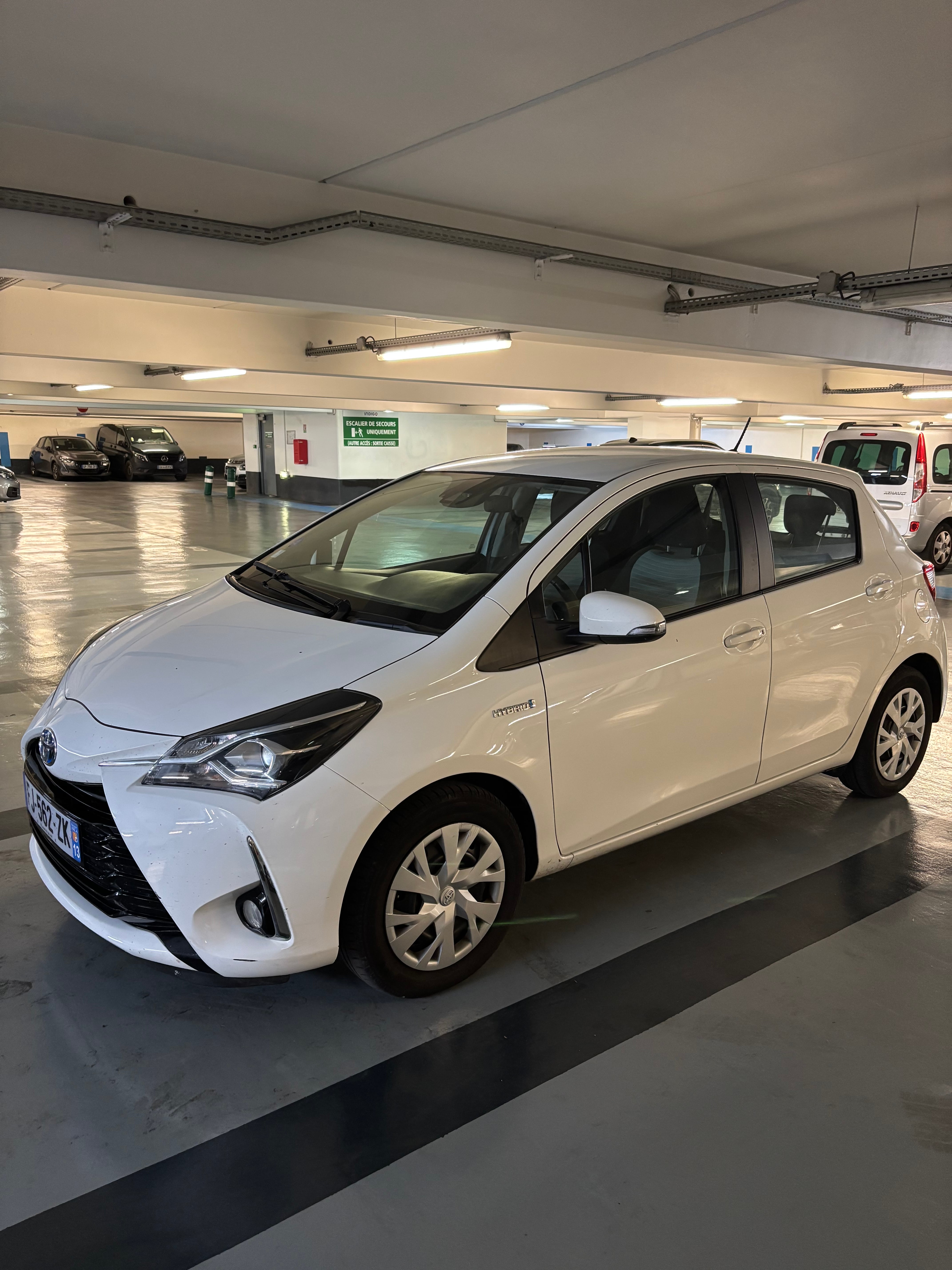 Toyota Yaris with USB charging ports