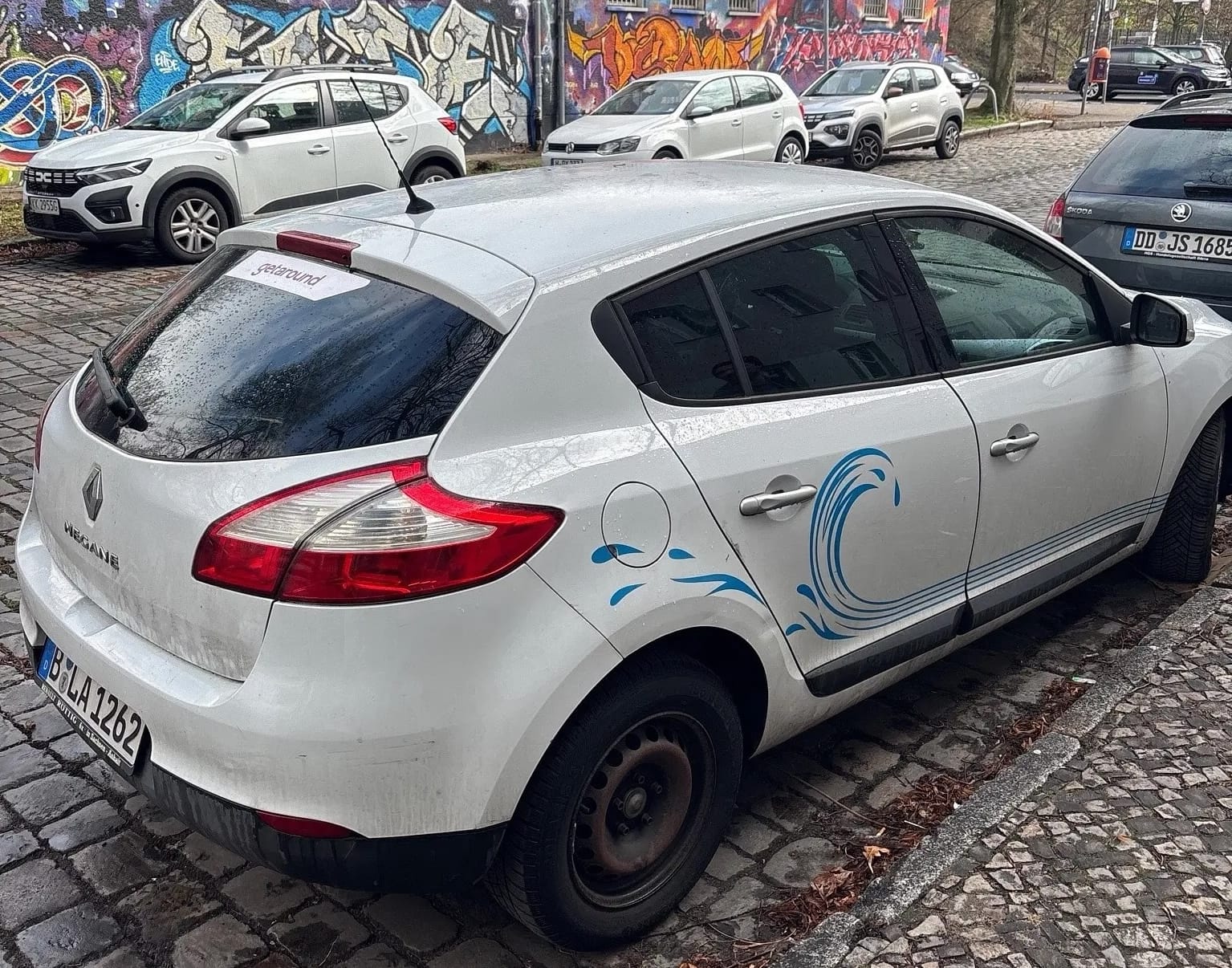 Renault Mégane - weiß con Aire acondicionado