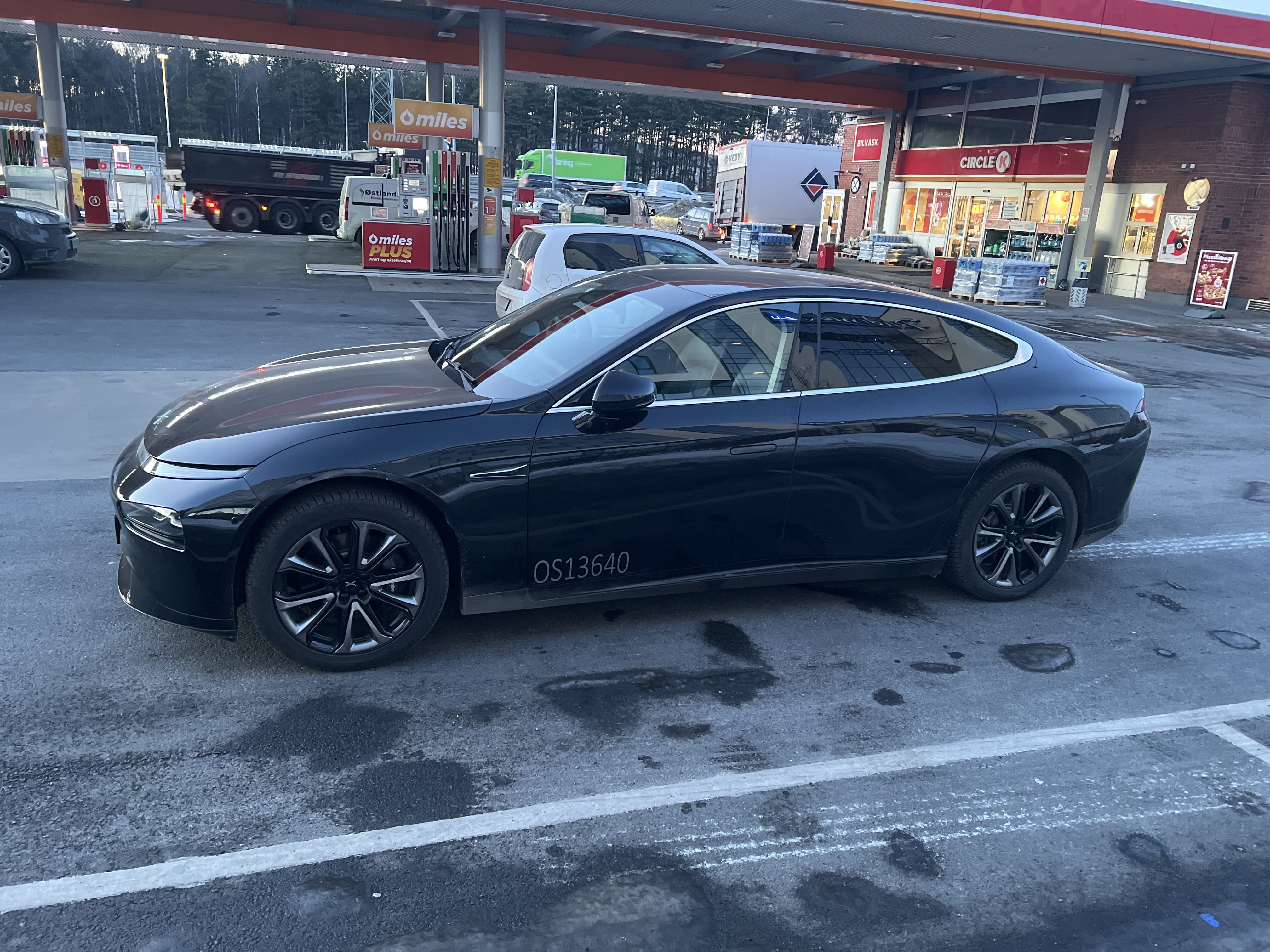 Xpeng P7 med Aircondition