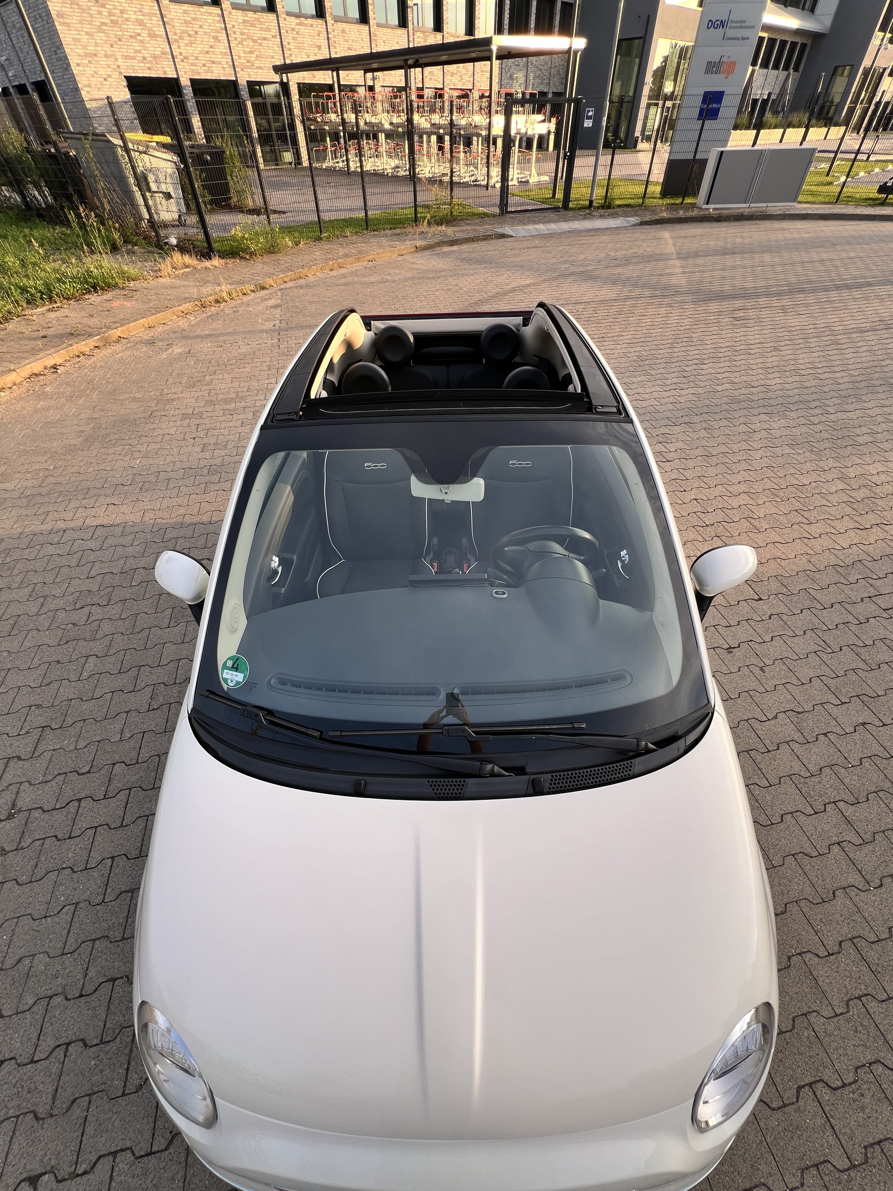 Fiat 500 C mit Apple CarPlay