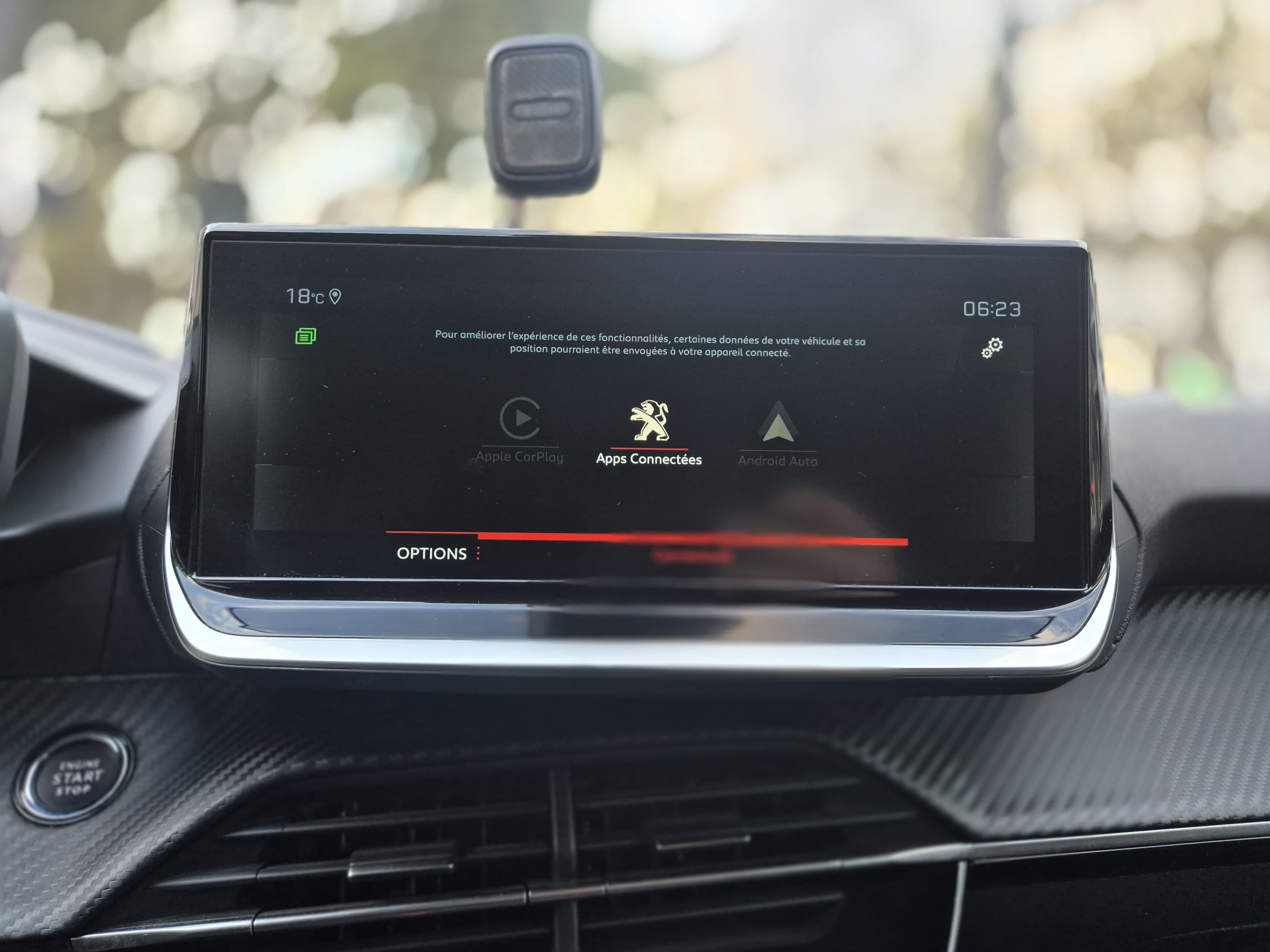 Peugeot 208 avec Audio Bluetooth