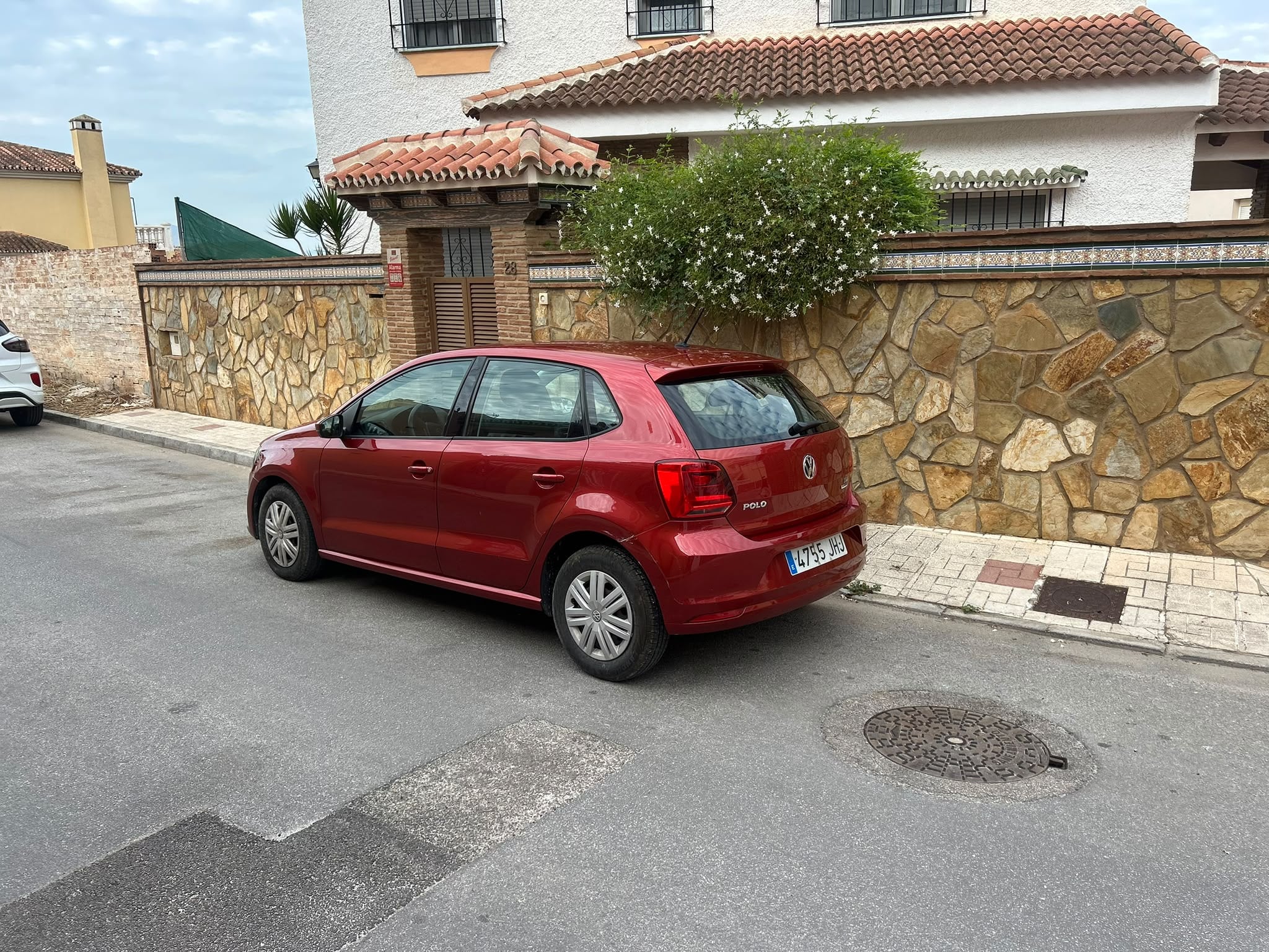 Volkswagen Polo mit Kindersitz