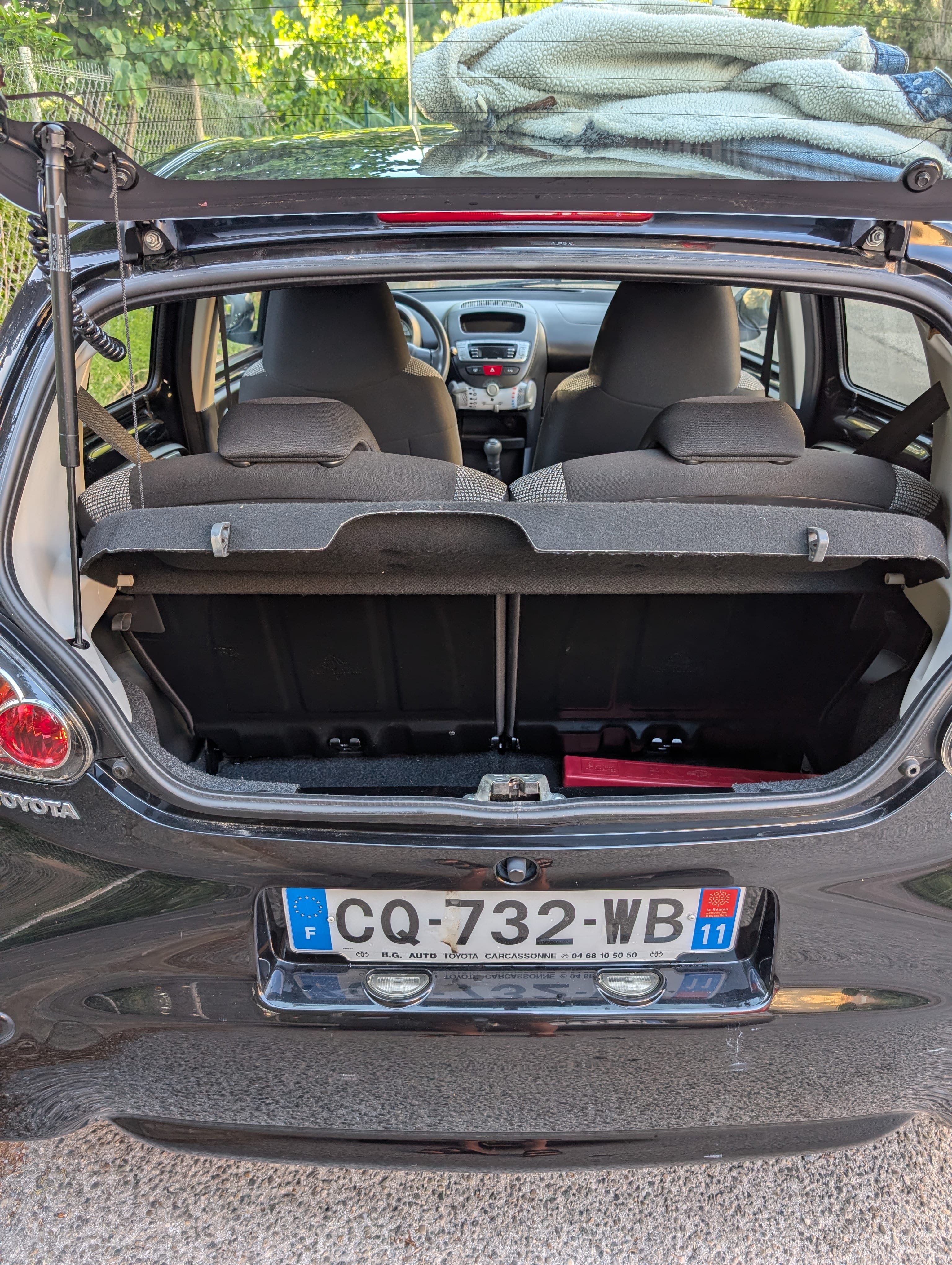 Toyota Aygo with USB charging ports