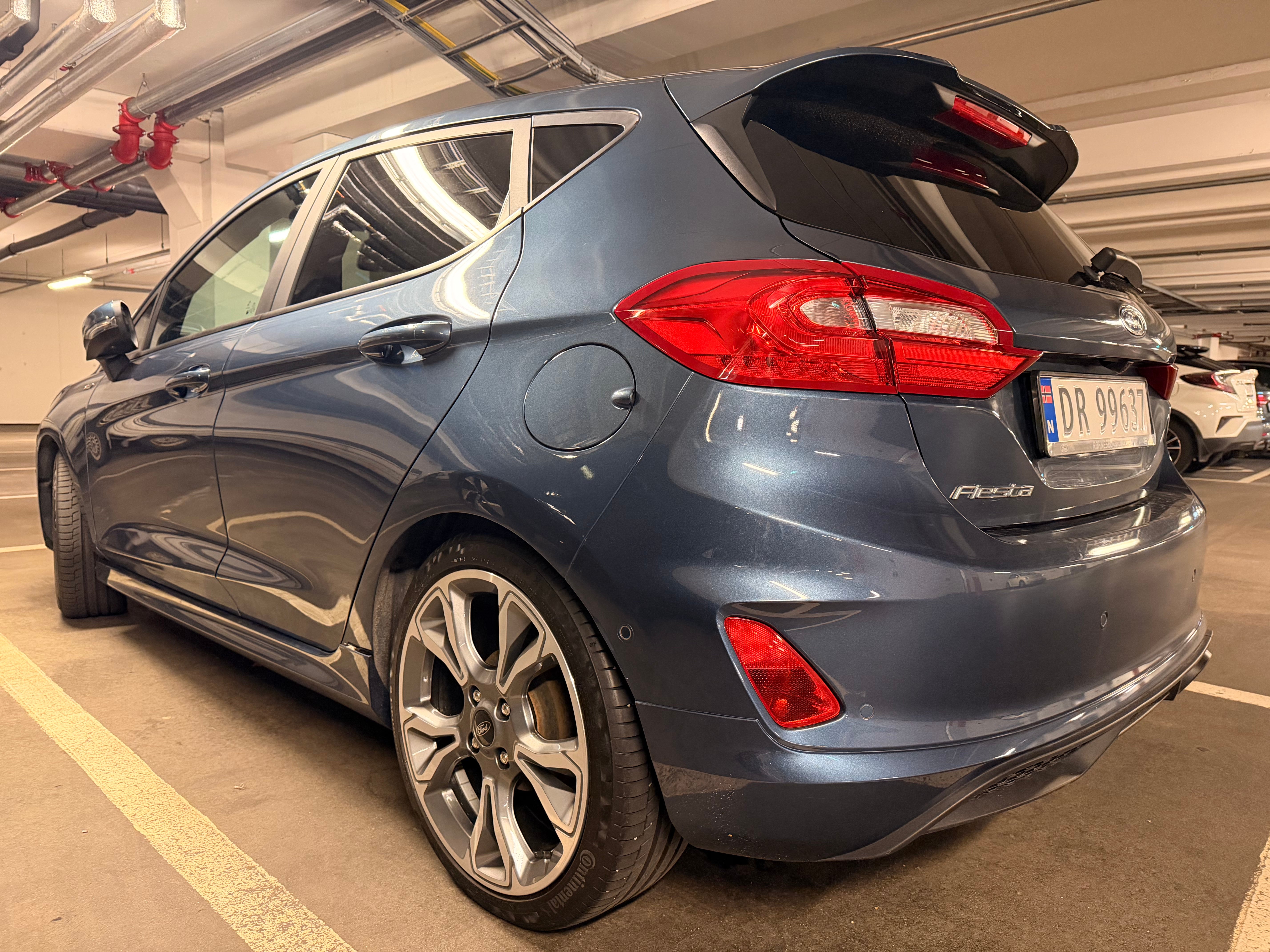 Ford Fiesta med Ryggekamera
