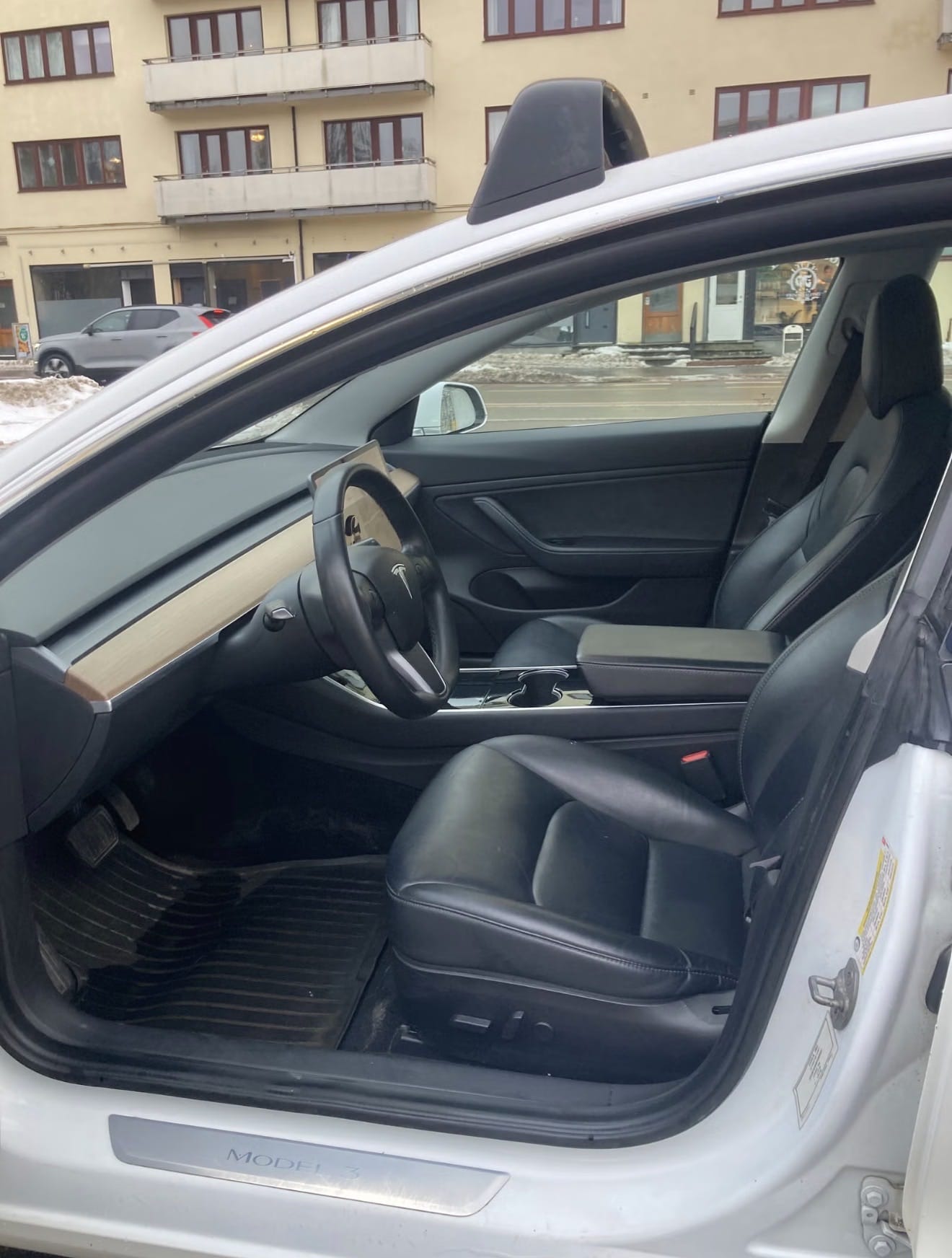Tesla Model 3 med Ryggekamera