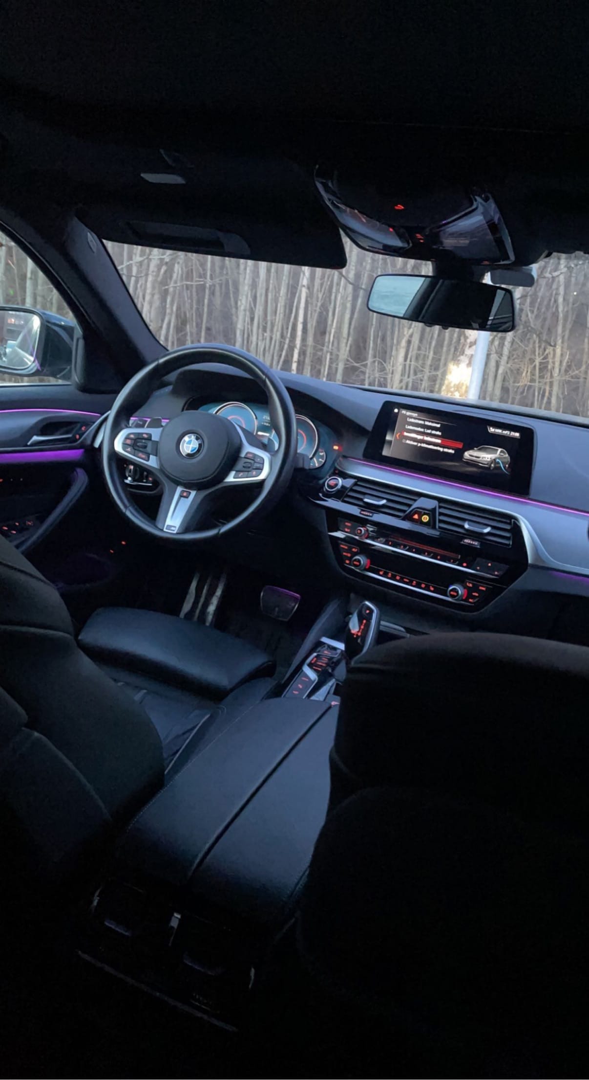 BMW 5-Serie med USB ladeuttak