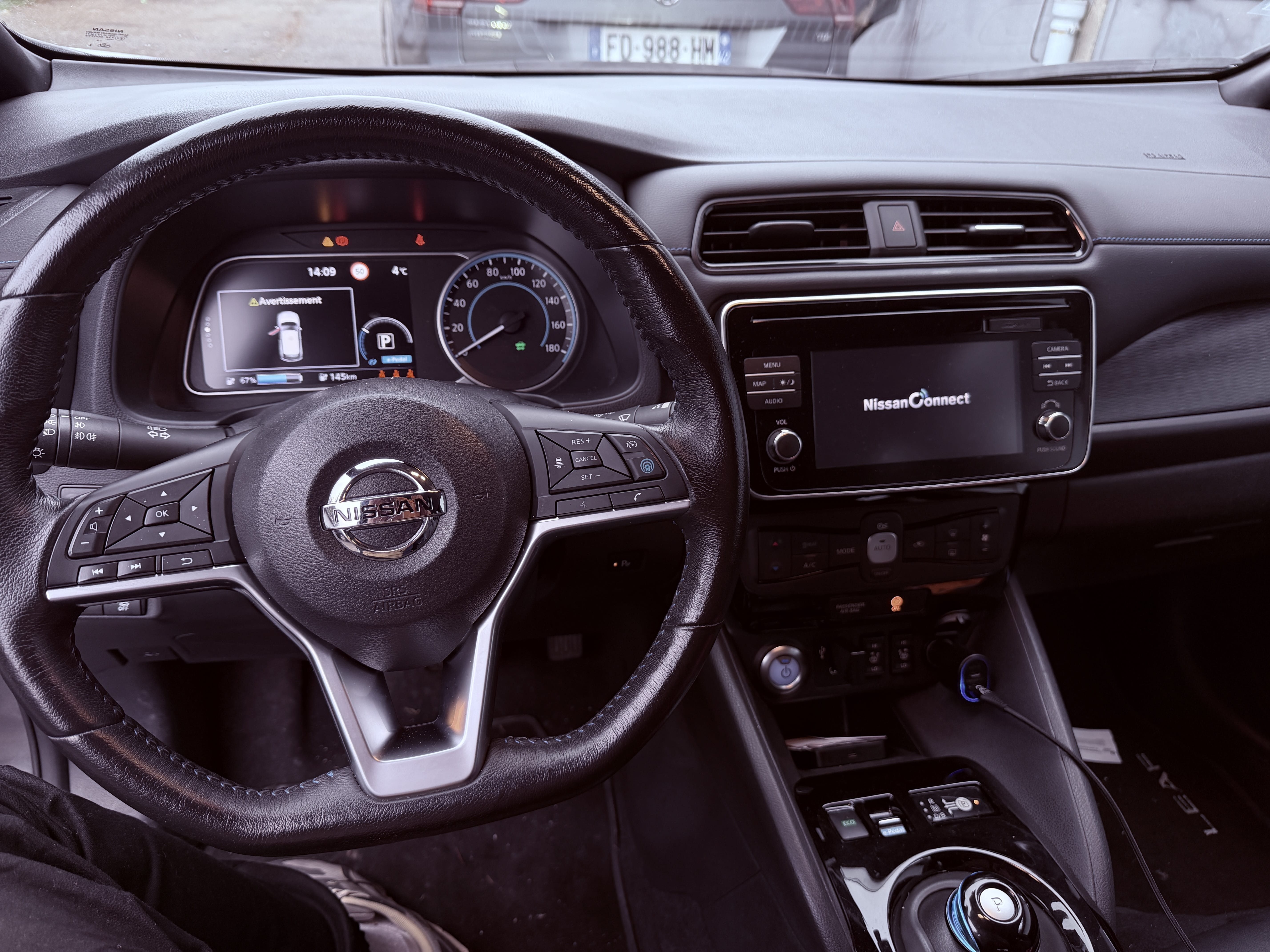 Nissan Leaf avec Caméra de recul