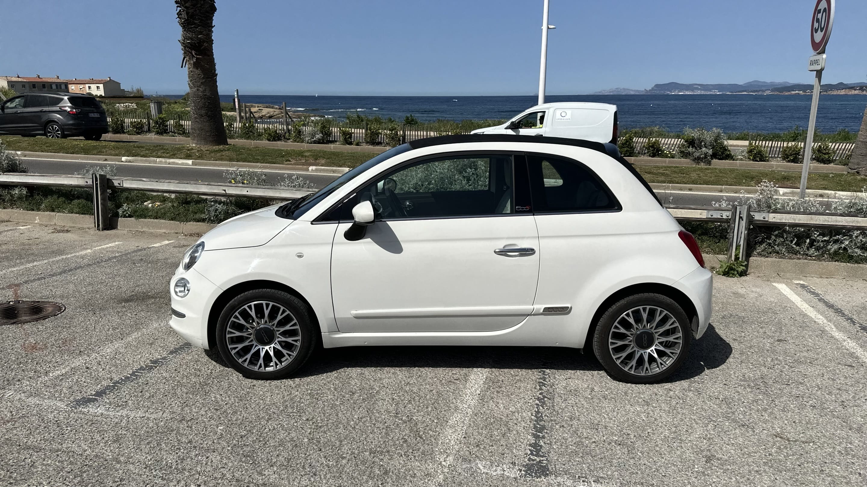 Fiat 500 C avec Climatisation