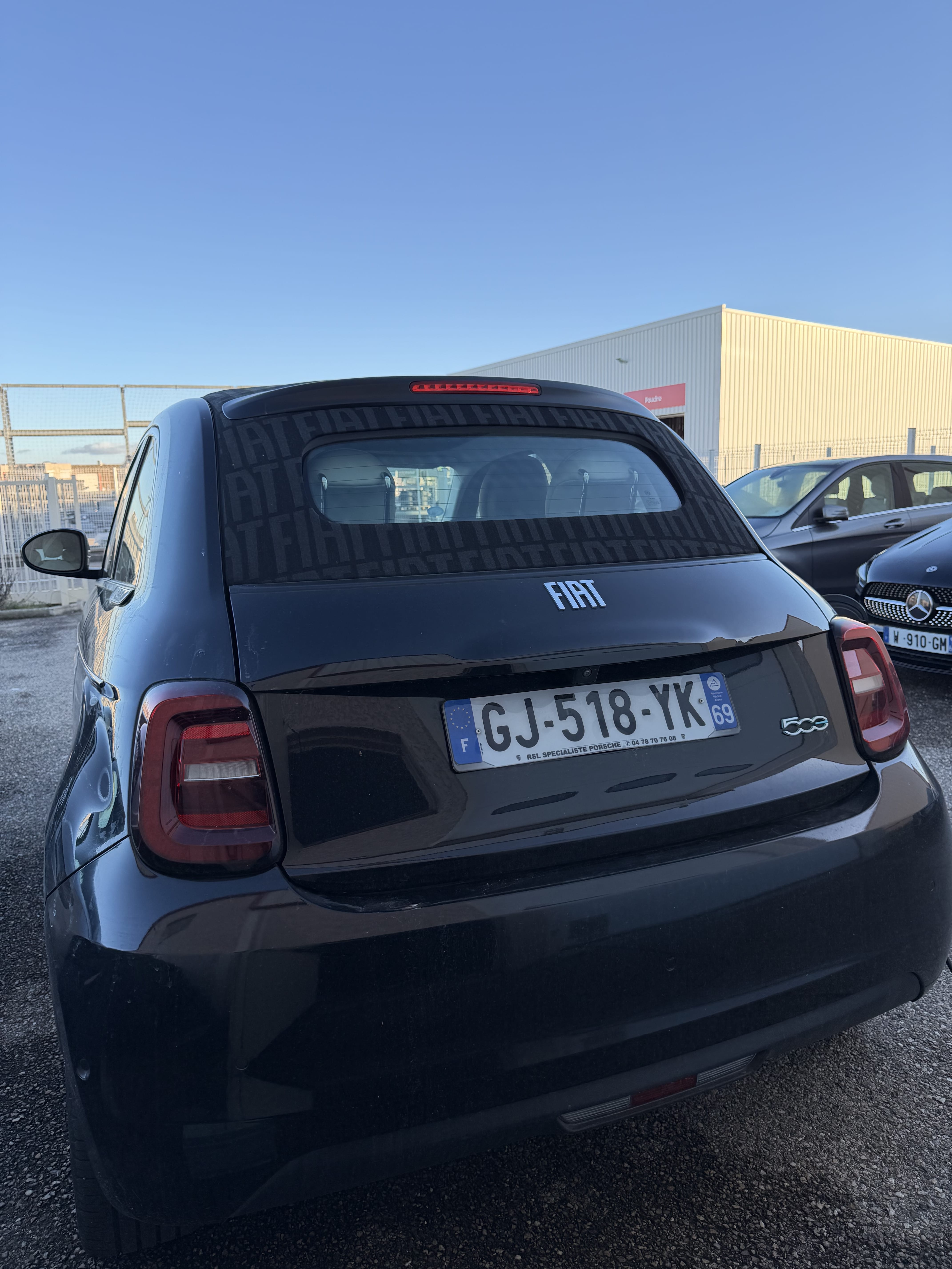 Fiat 500e avec Caméra de recul
