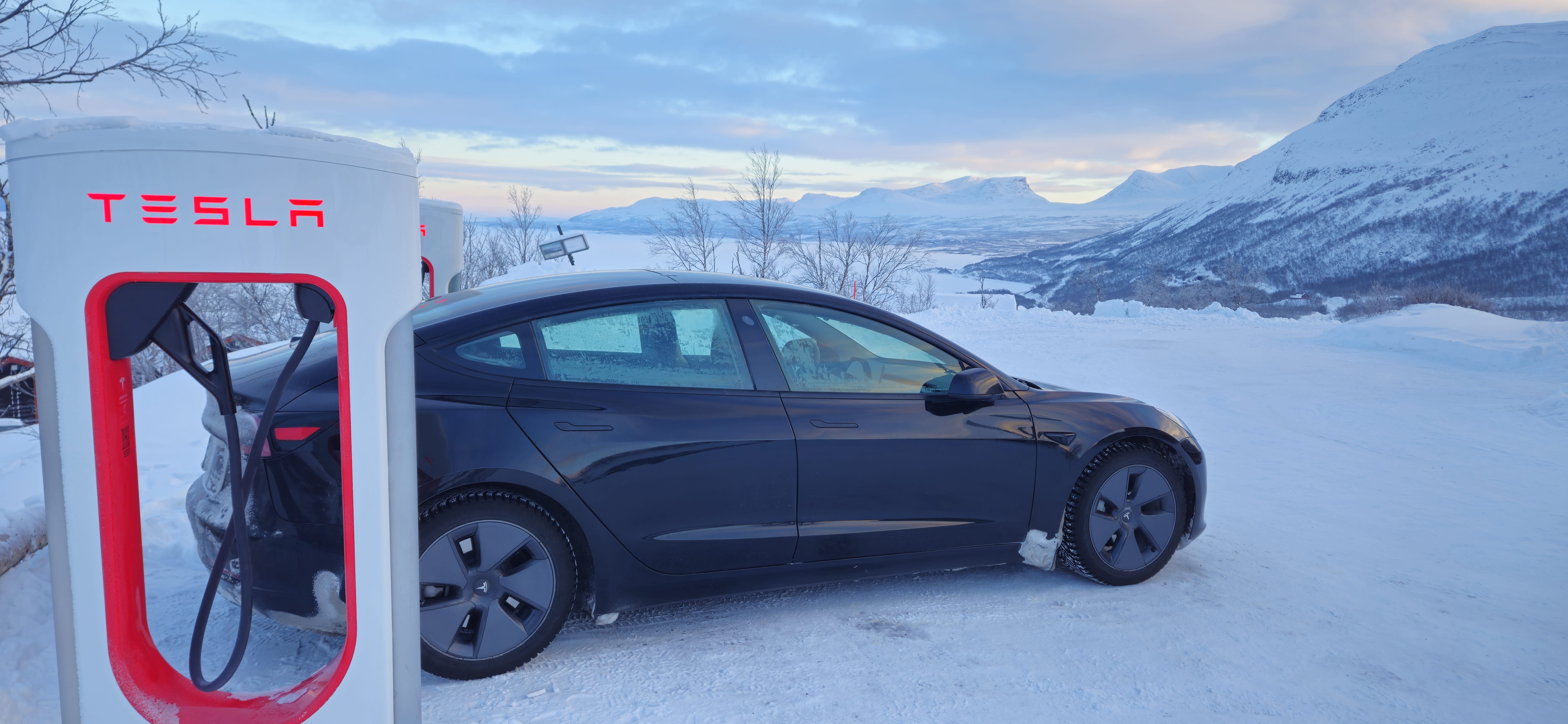 Tesla Model 3 Long Range AWD met Dissel