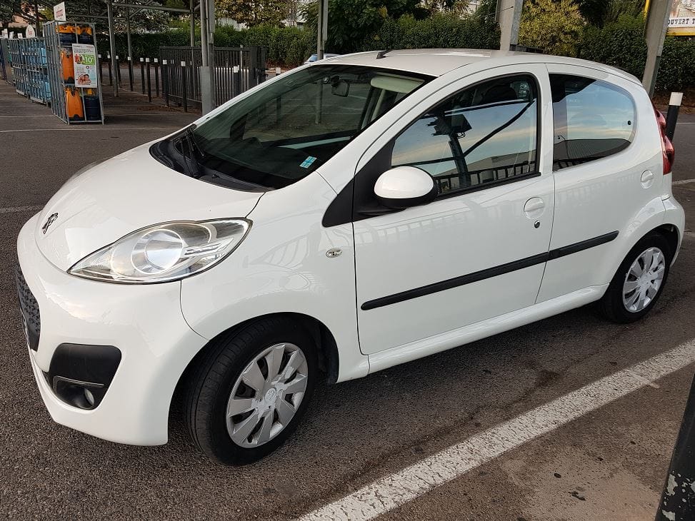 Peugeot 107, 2012, Essence 95