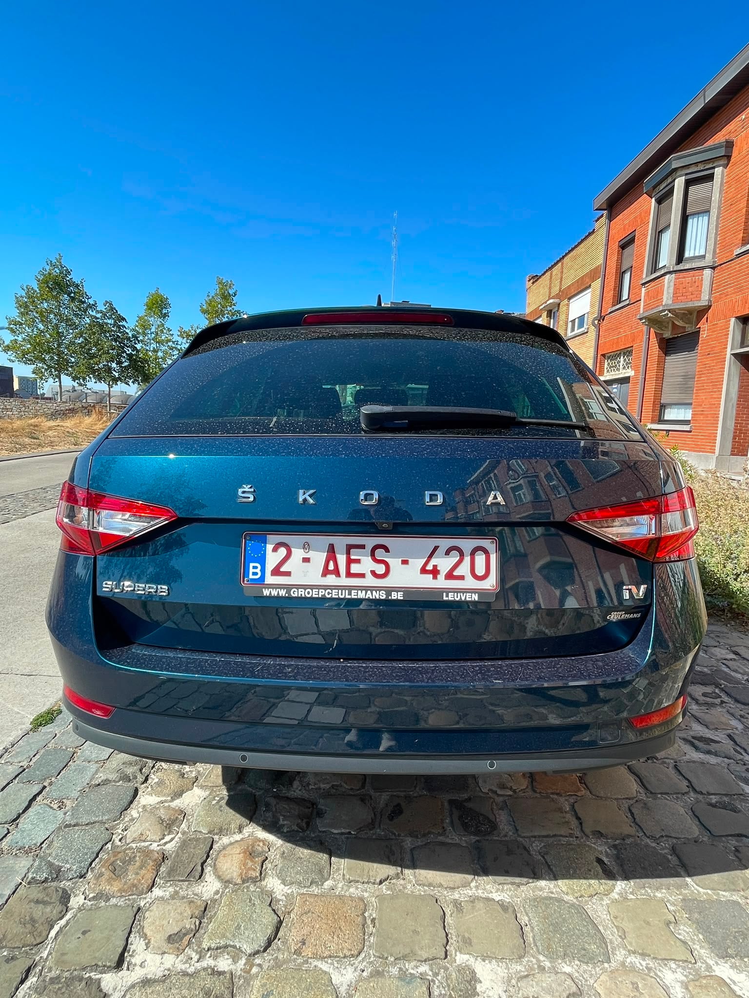Skoda Superb Combi met Android Auto