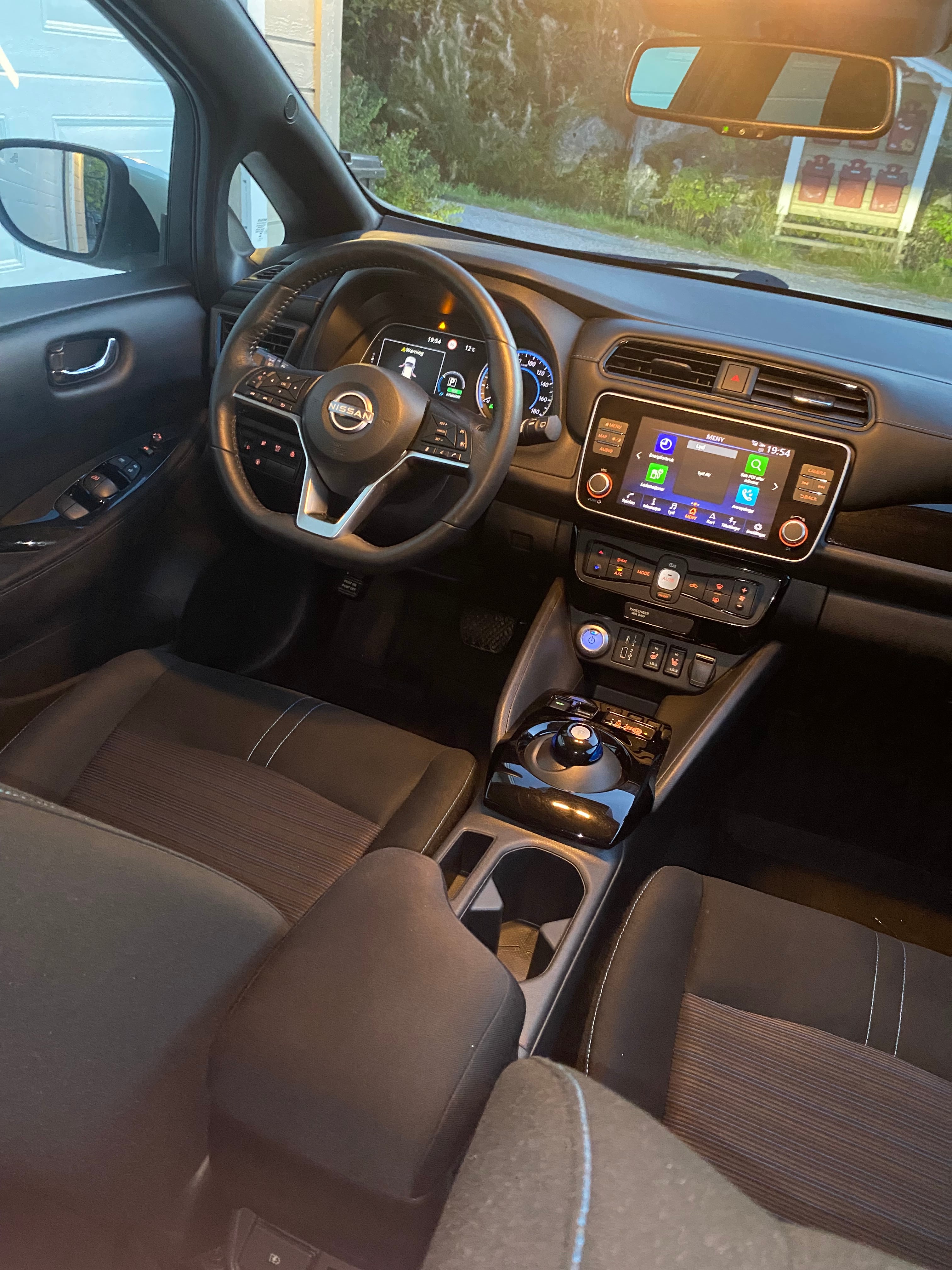 Nissan Leaf med GPS