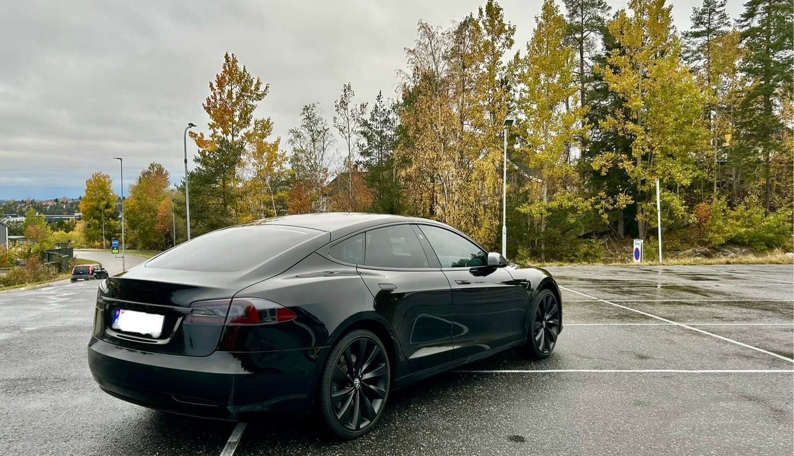 Tesla Model S Long Range Gratis Superlading with Dashcam