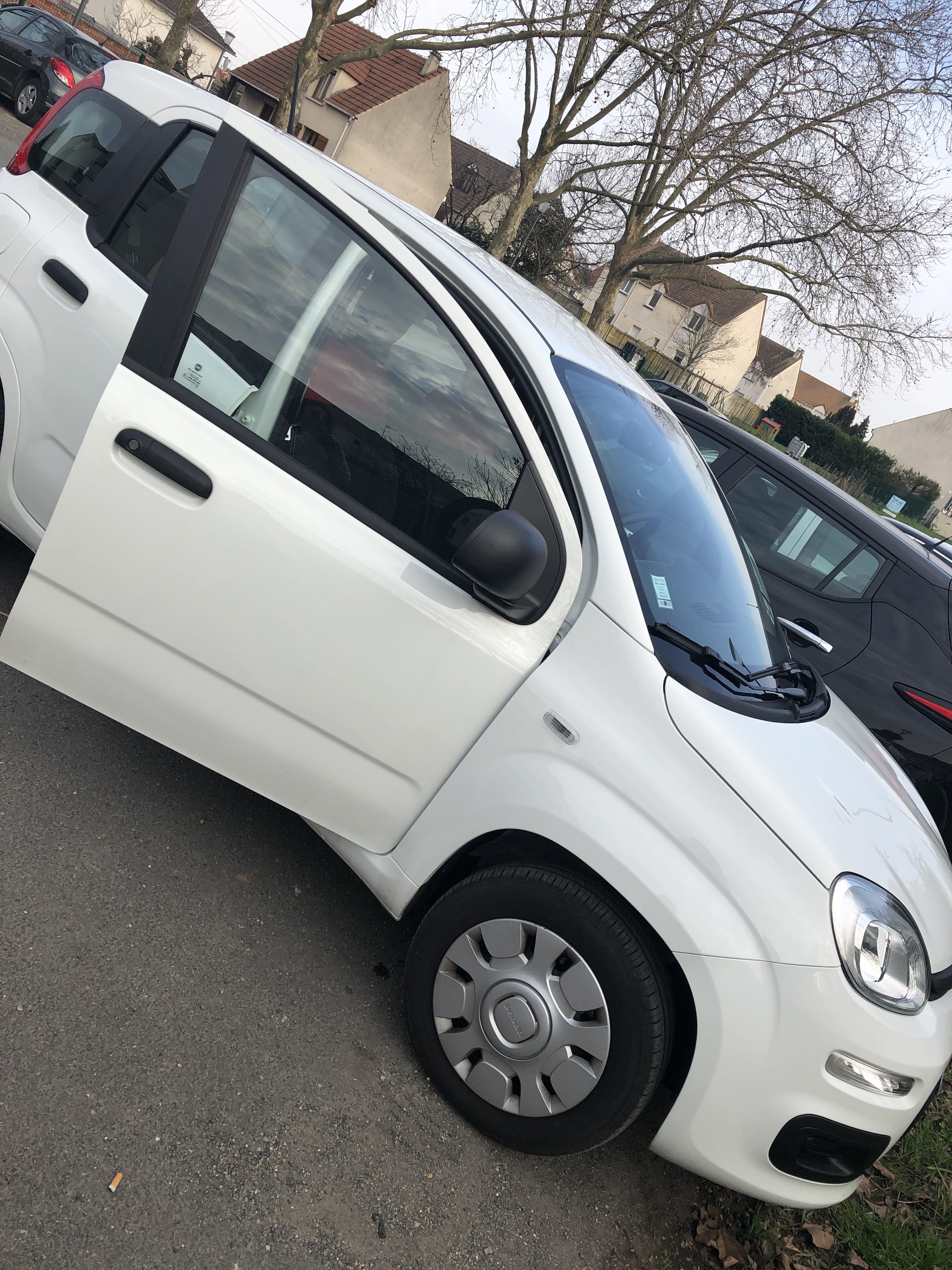 Fiat Panda avec Chaines