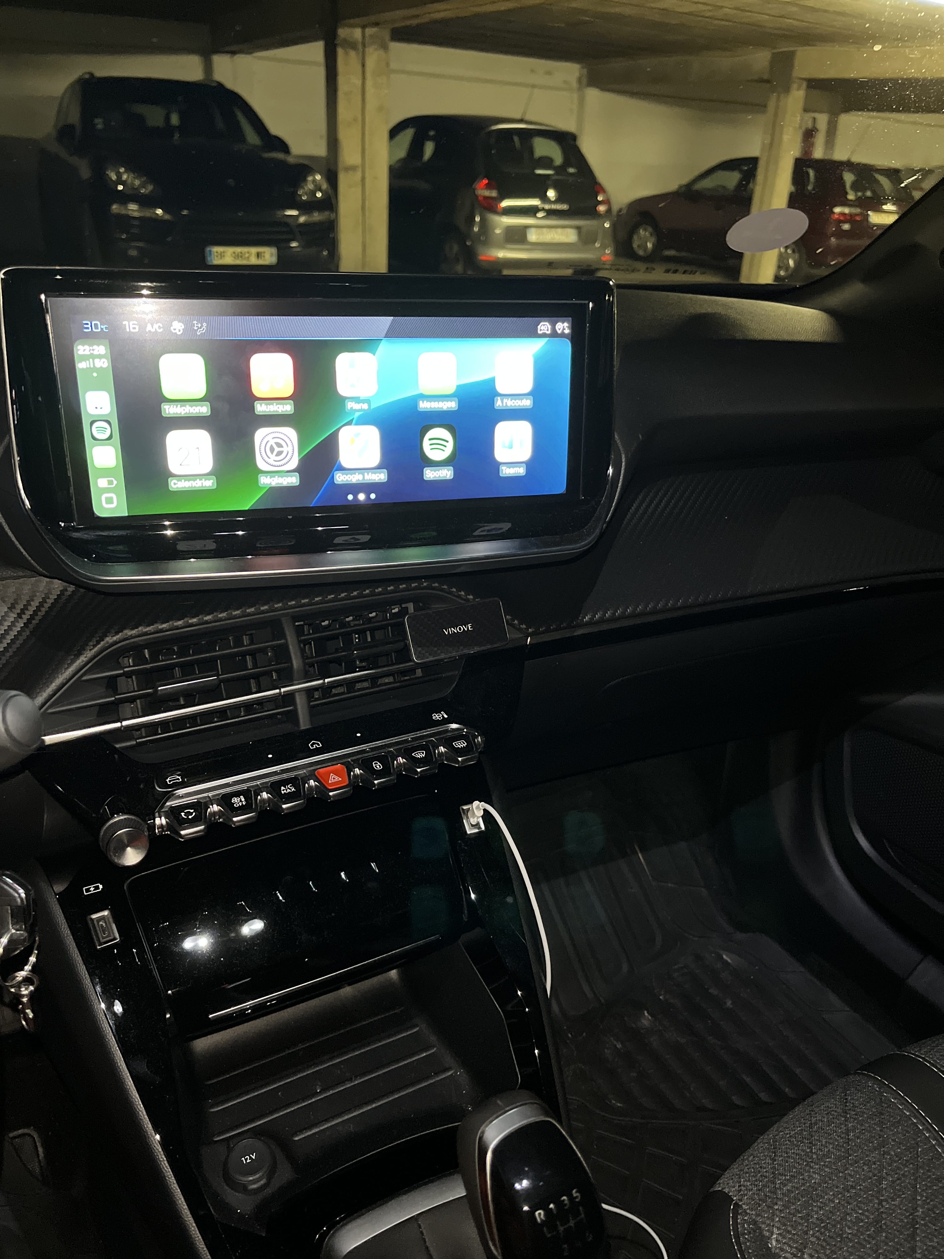 Peugeot 2008 avec Apple CarPlay