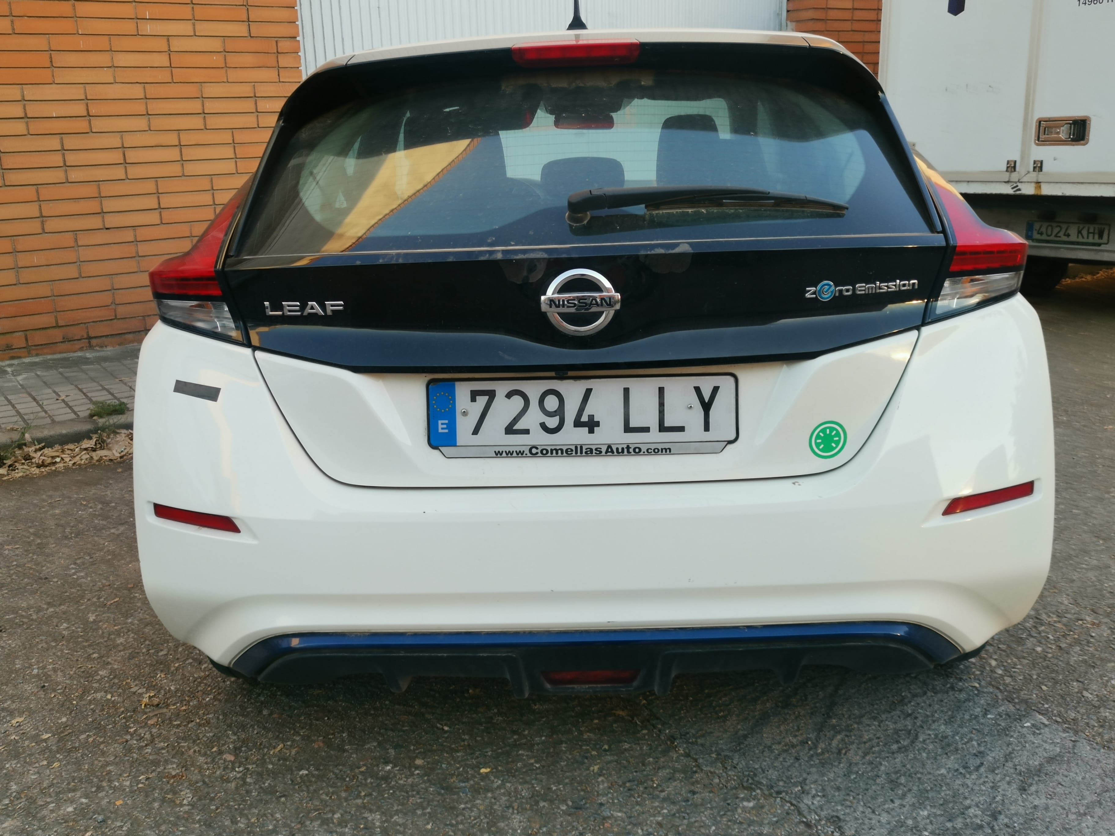 Nissan Leaf con Cámara de marcha atrás