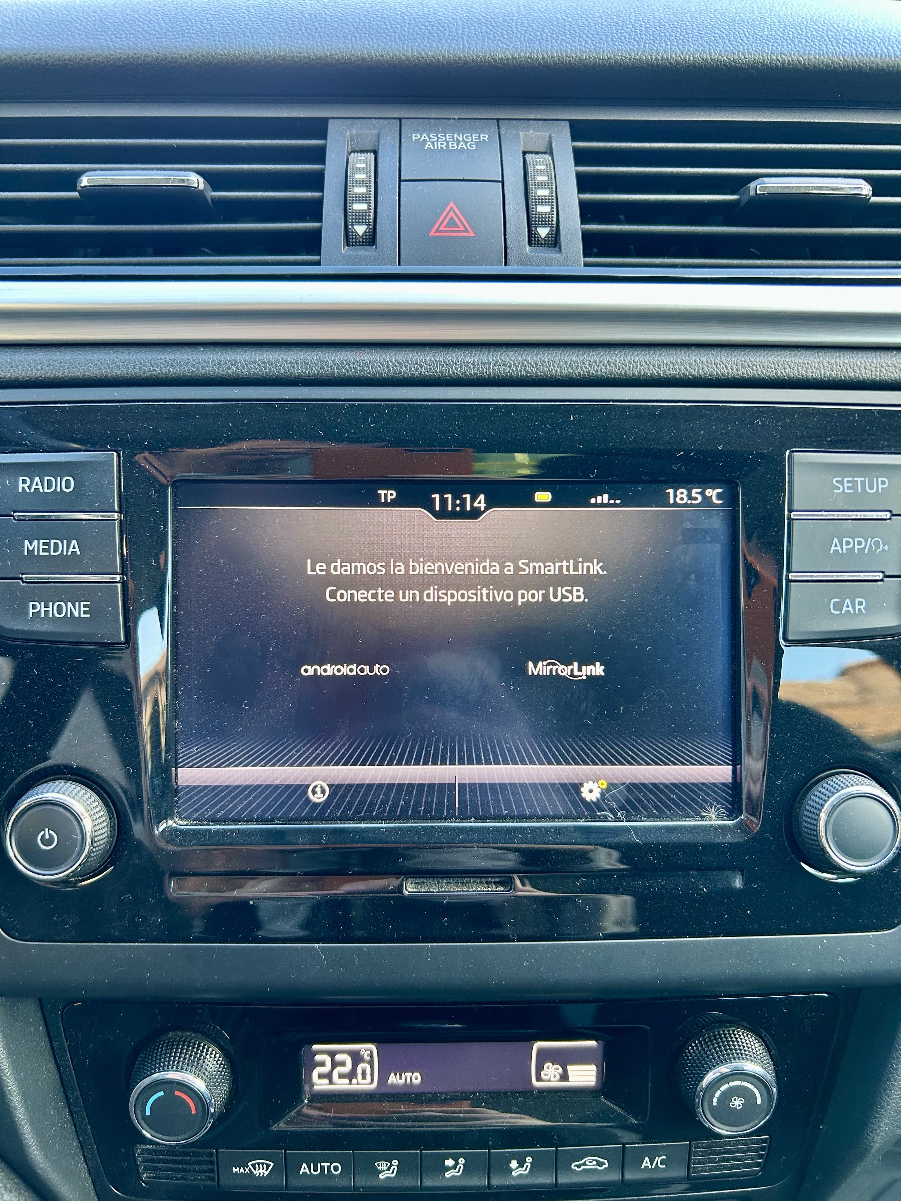 Skoda Rapid Spaceback con Android Auto