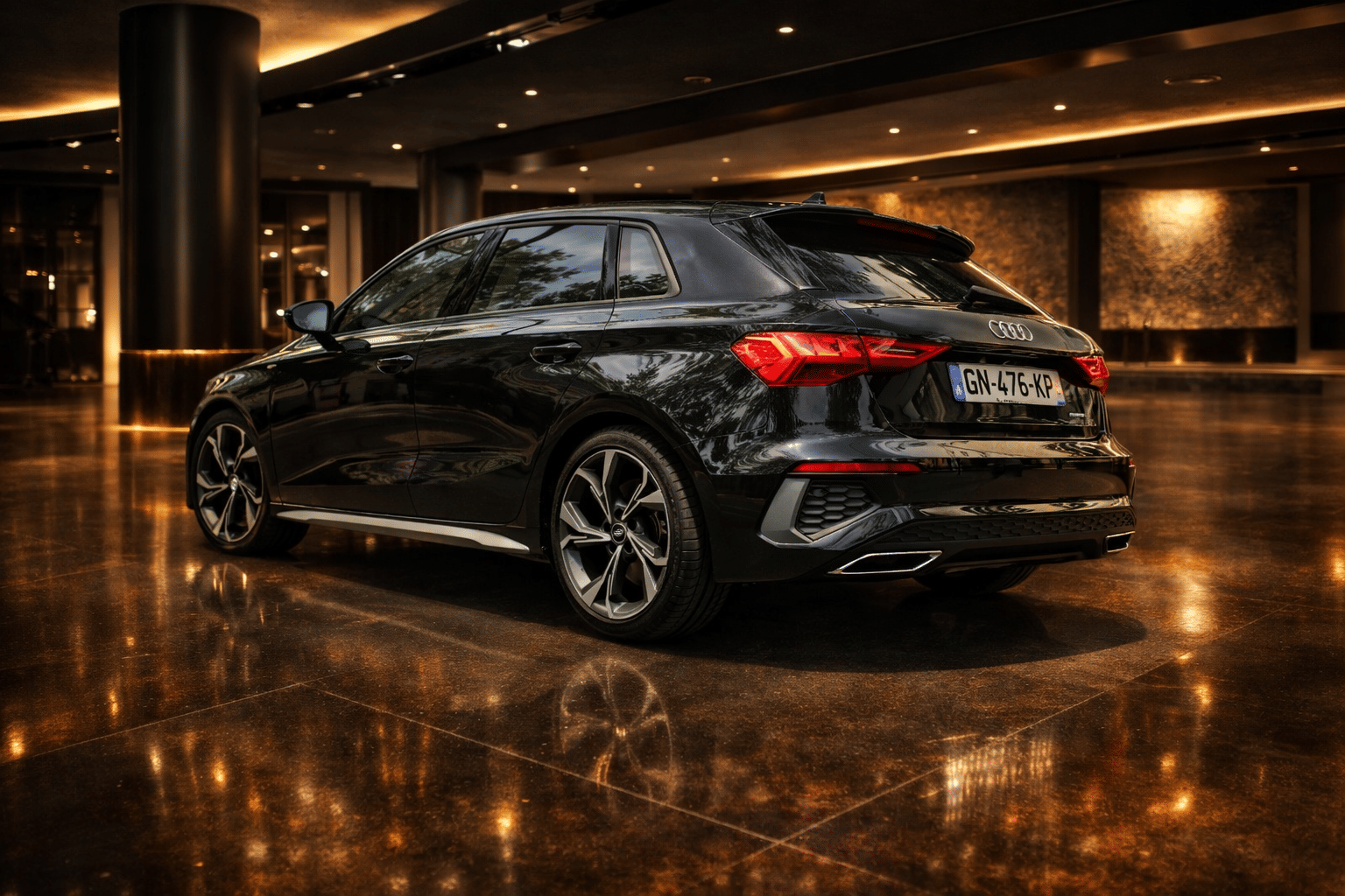 Audi A3 Sportback 2023 noire S Line avec Régulateur de vitesse
