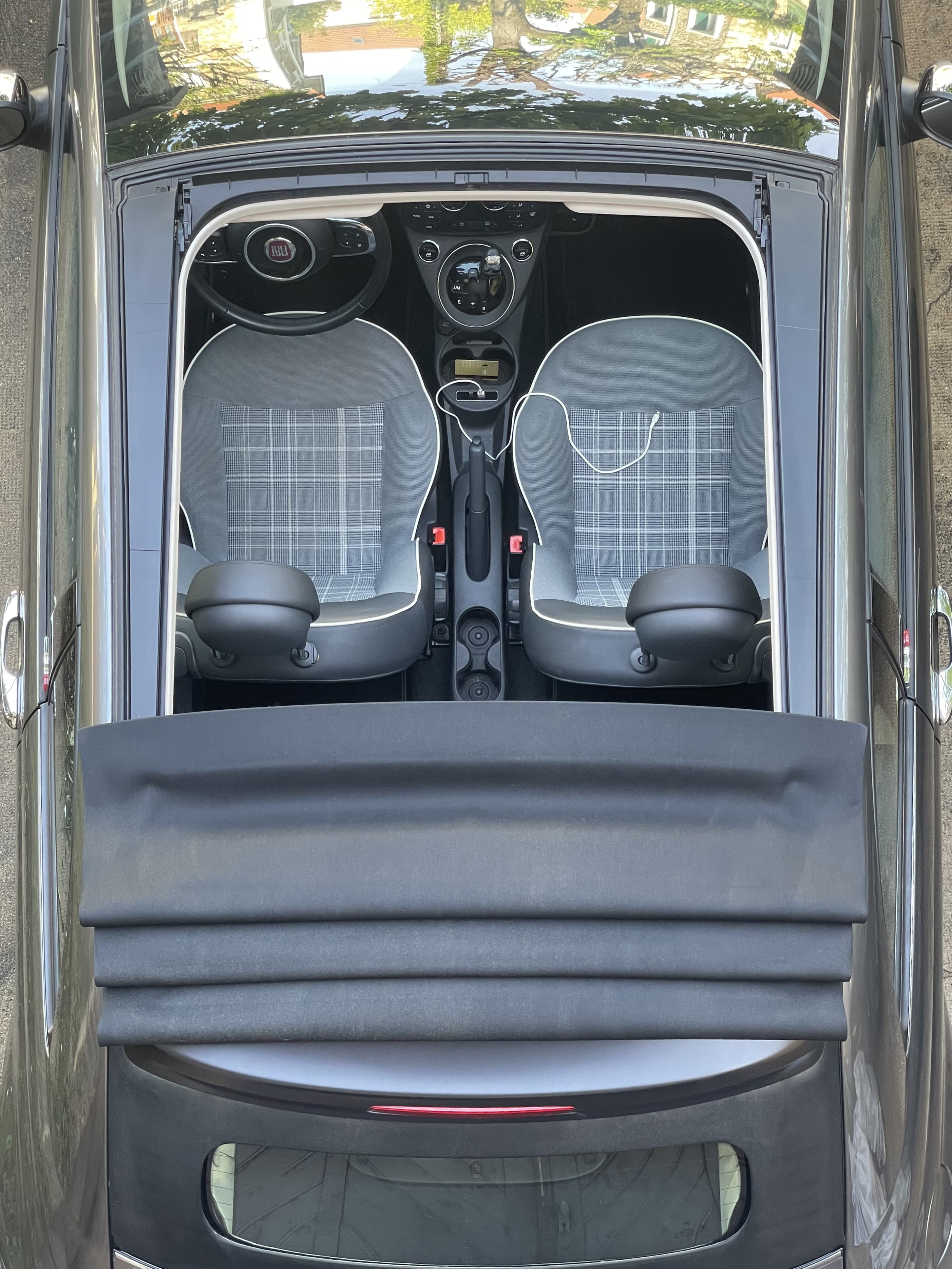 Fiat 500 C Citadine avec Apple CarPlay