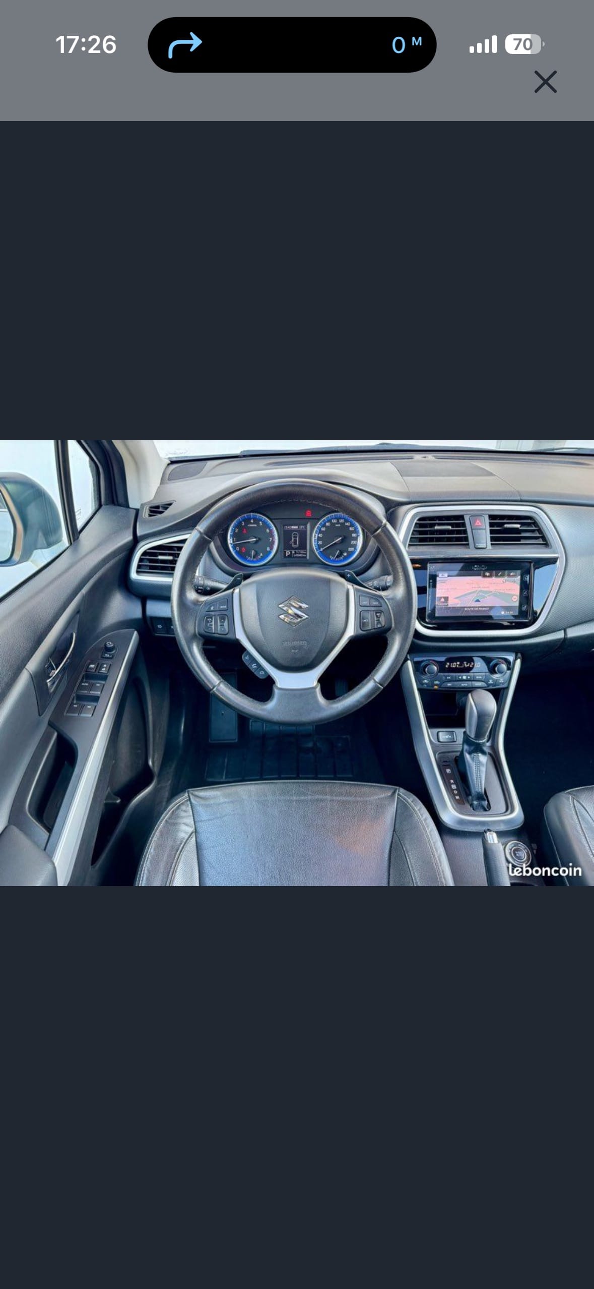 Suzuki SX4 avec GPS