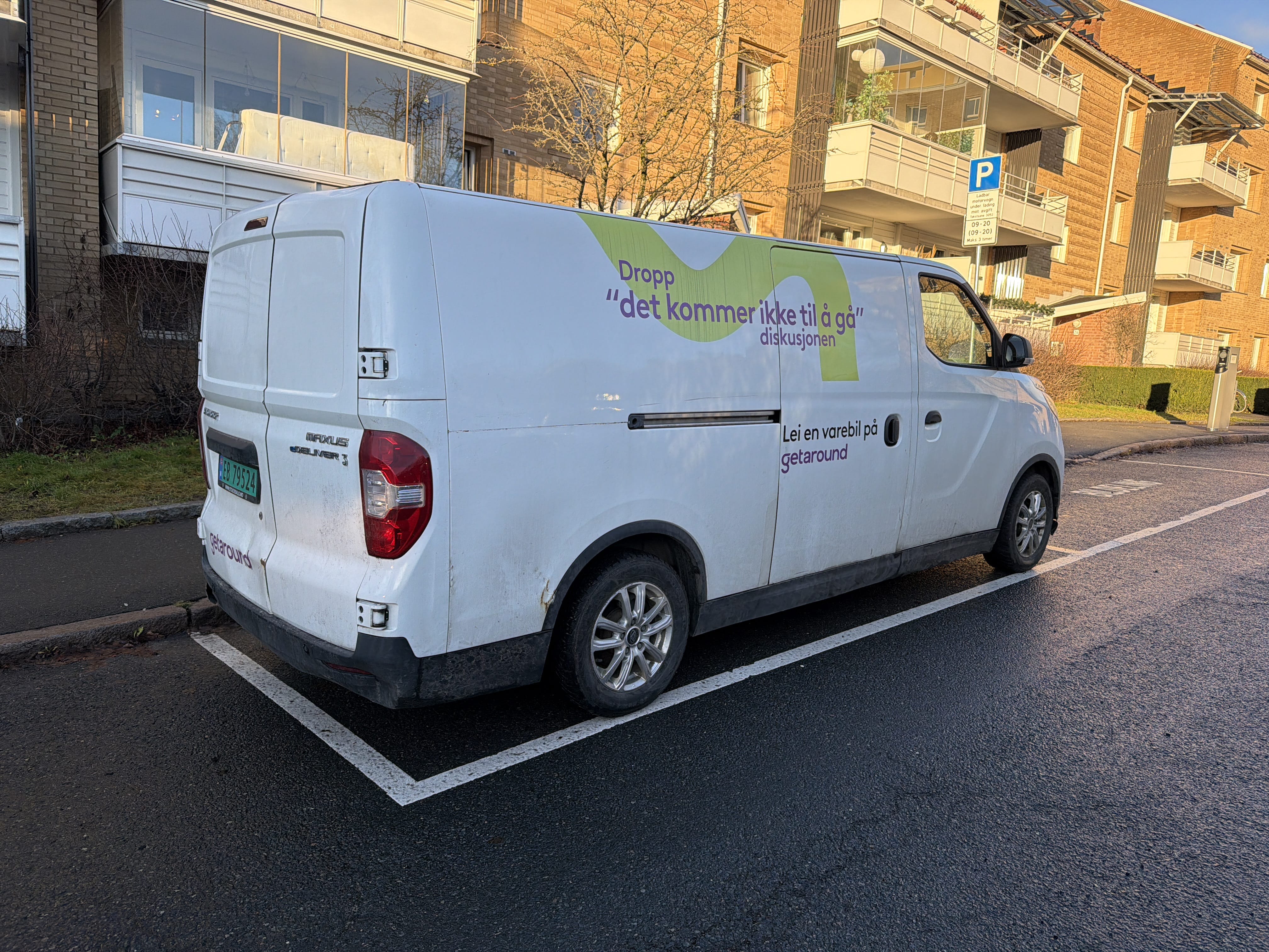 Maxus eDeliver 3 with Cruise control