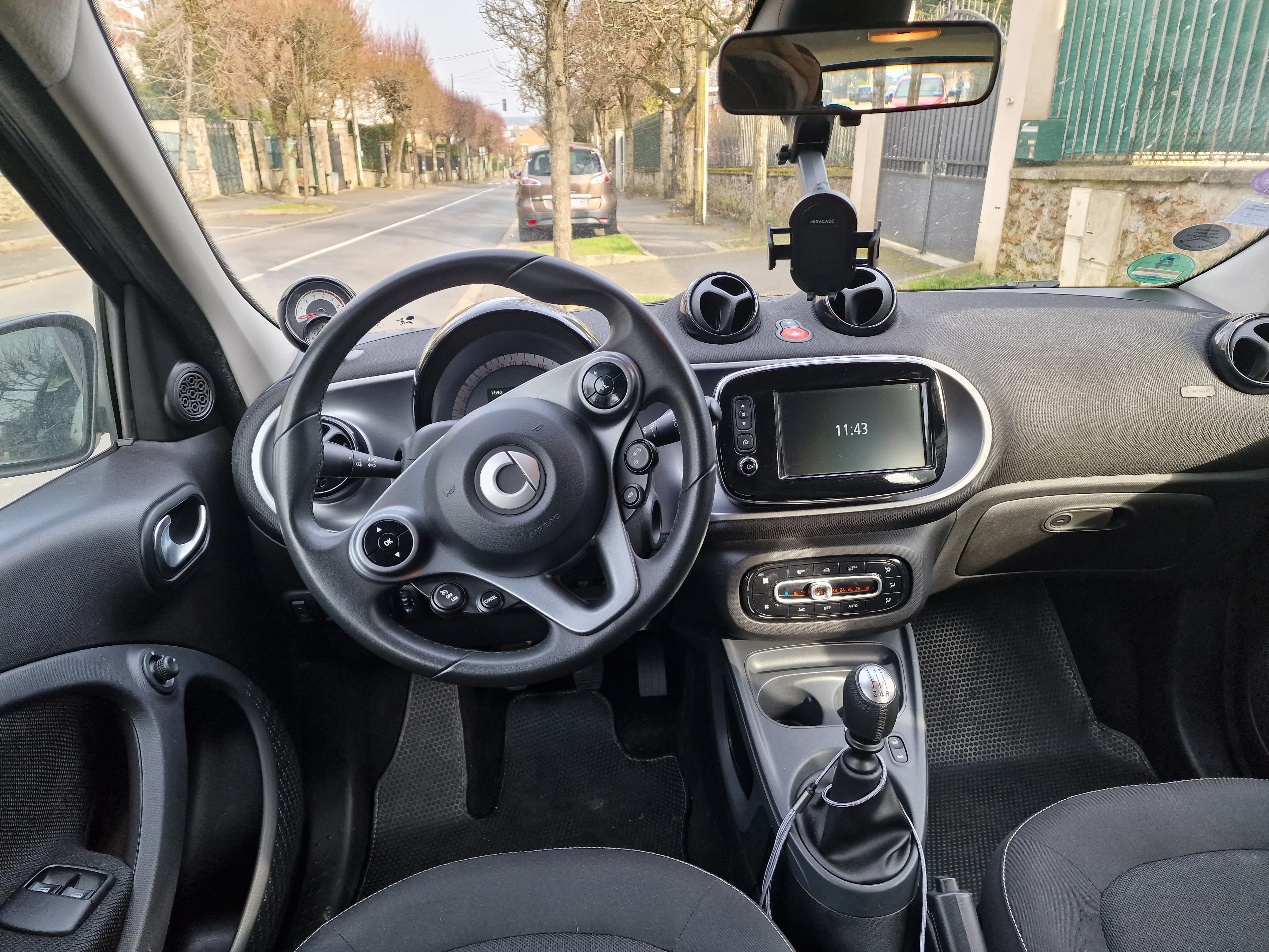 Smart Forfour avec Régulateur de vitesse