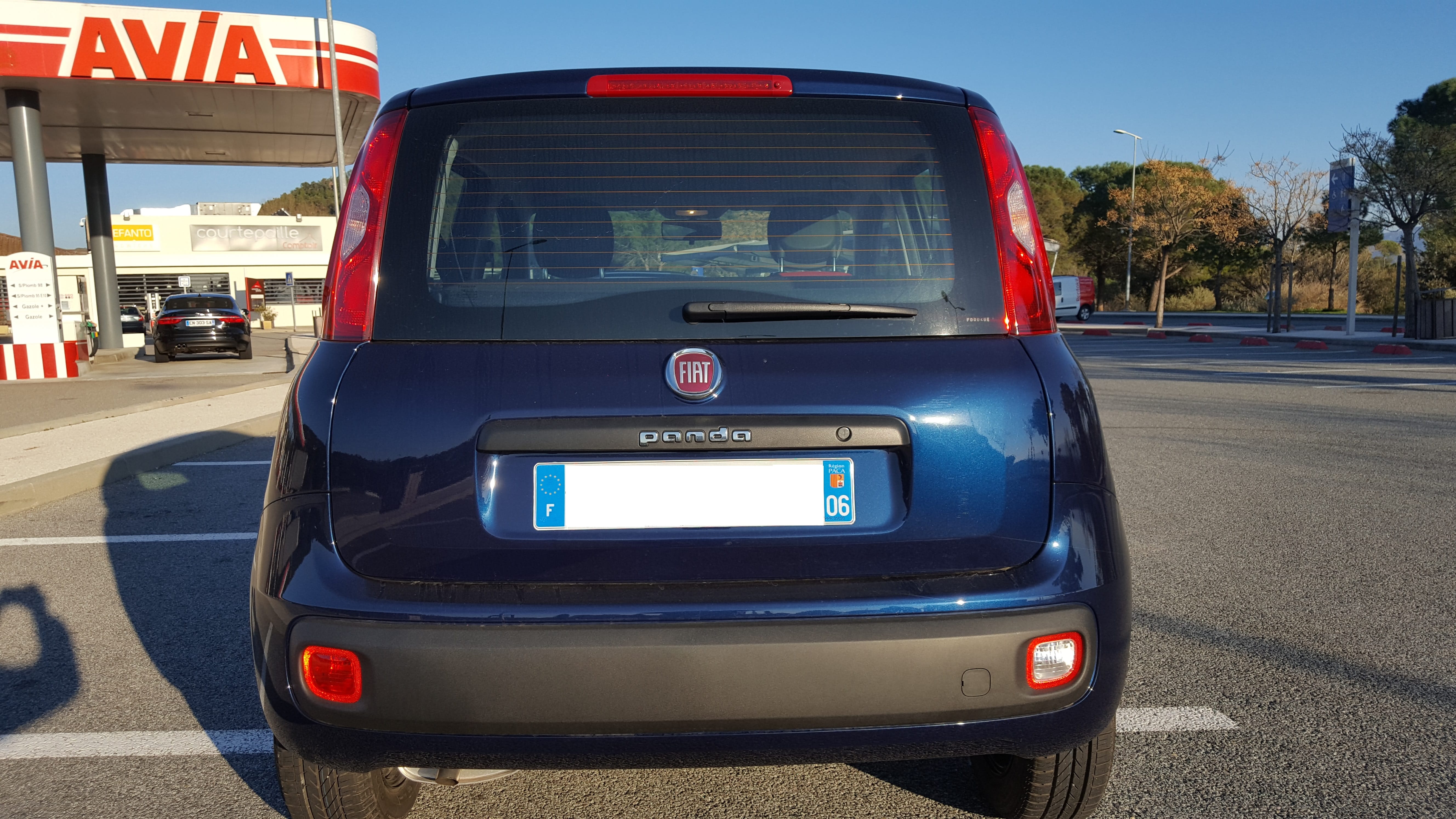 Fiat Panda avec Siège bébé