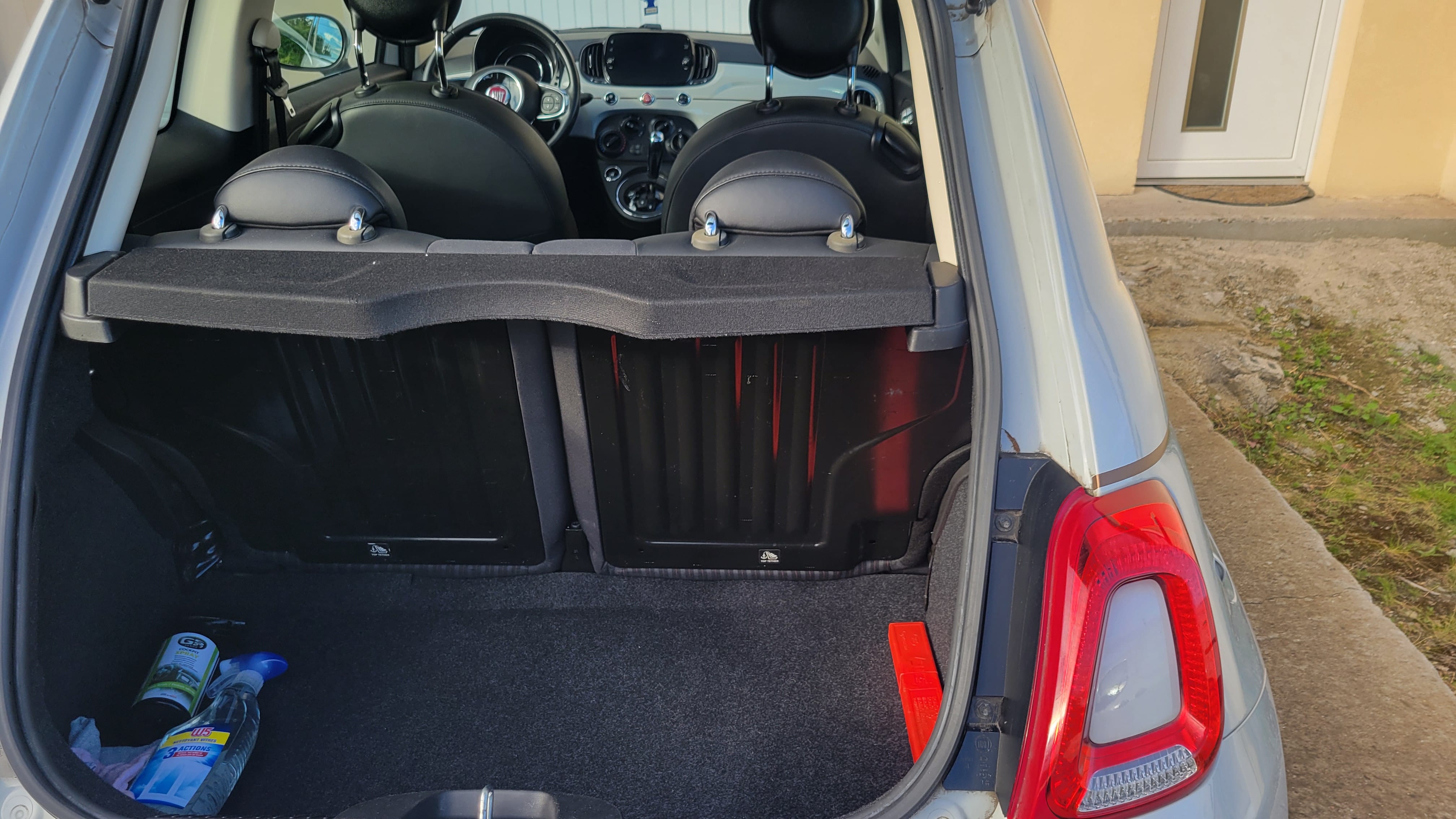 Fiat 500 automatique 2019 - Boîtier Connect - Gare de Juziers avec Android Auto