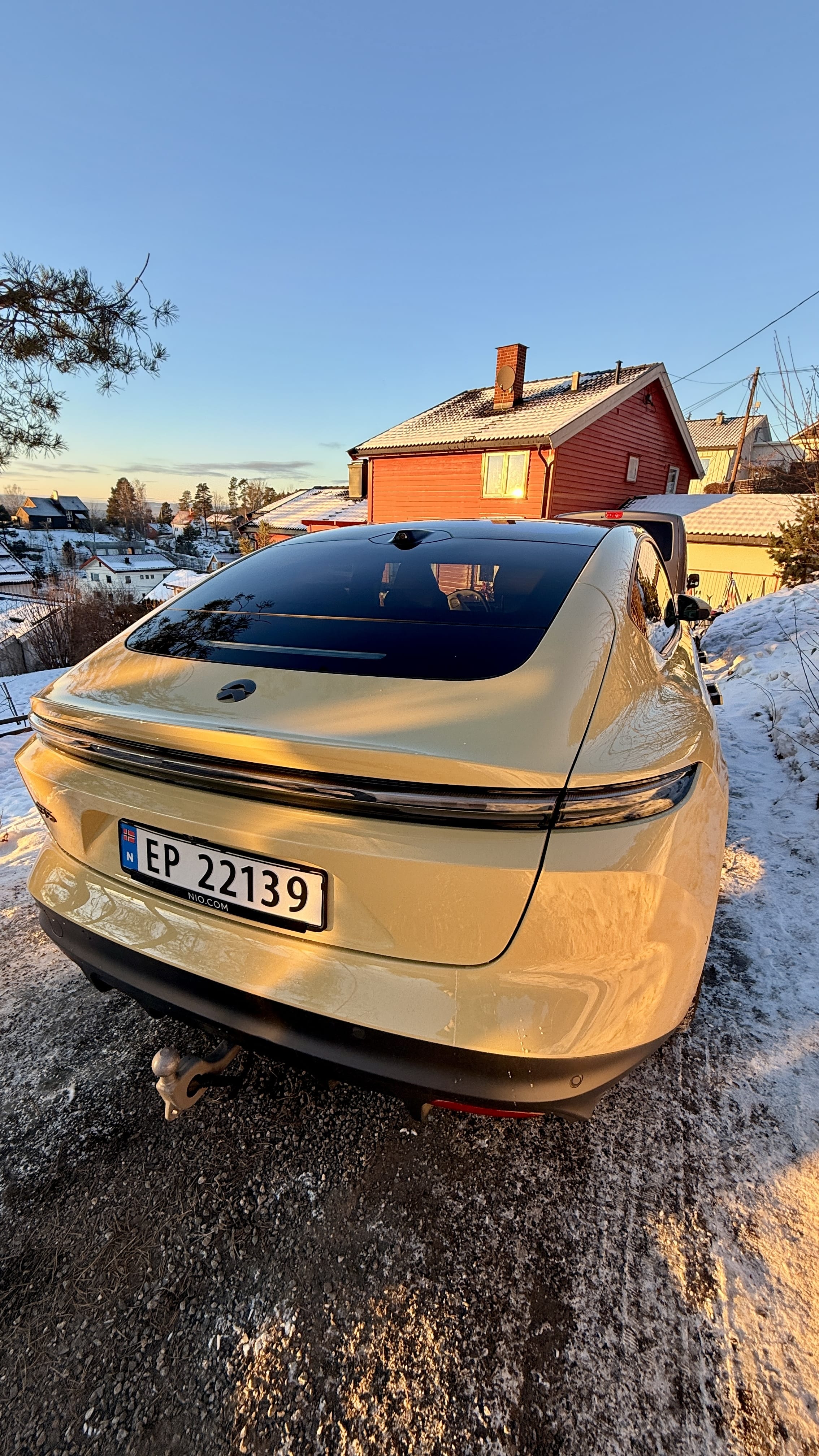 Nio ET5 with Air conditioning