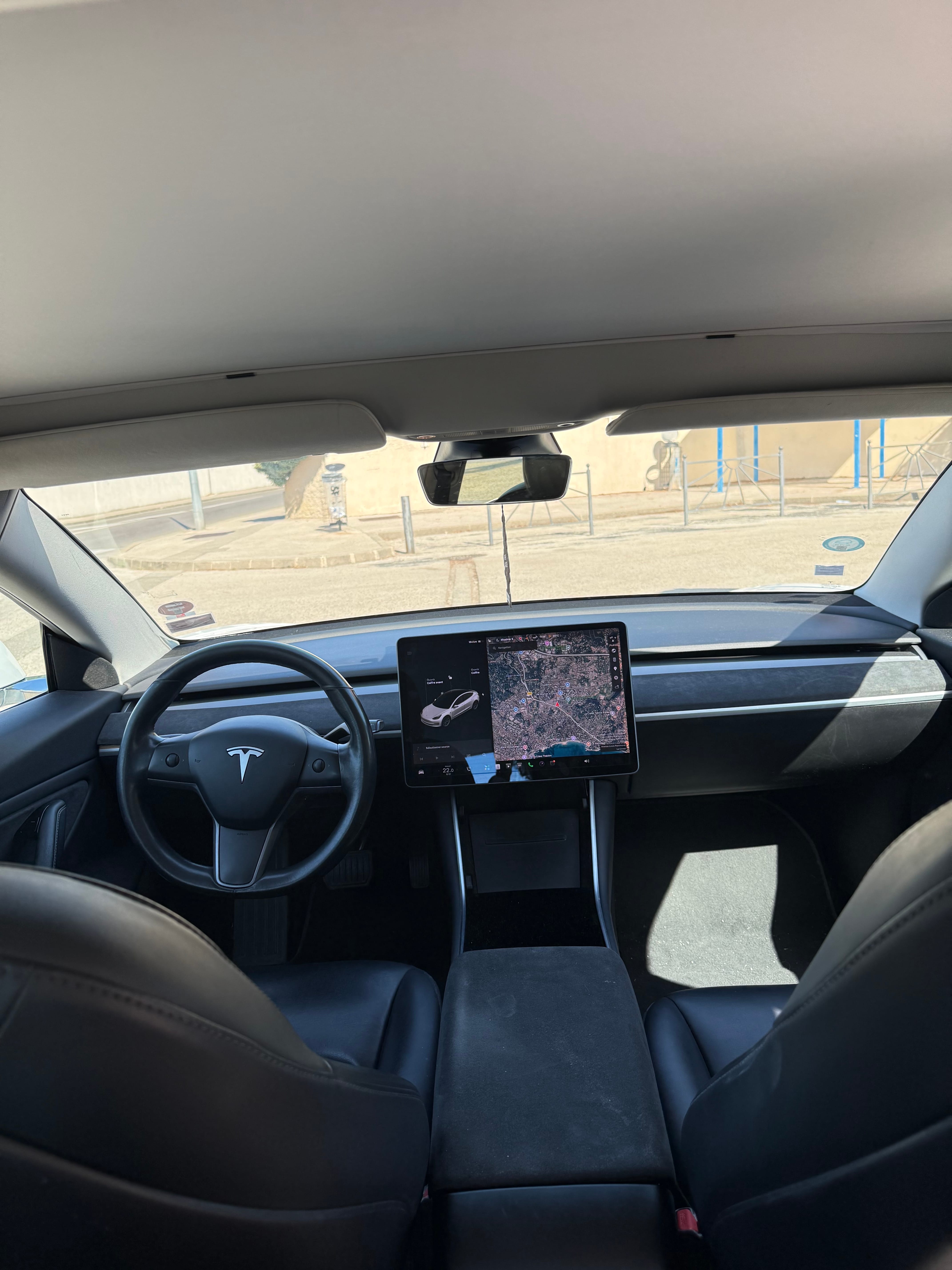 Tesla Model 3 Long Range avec Caméra de recul