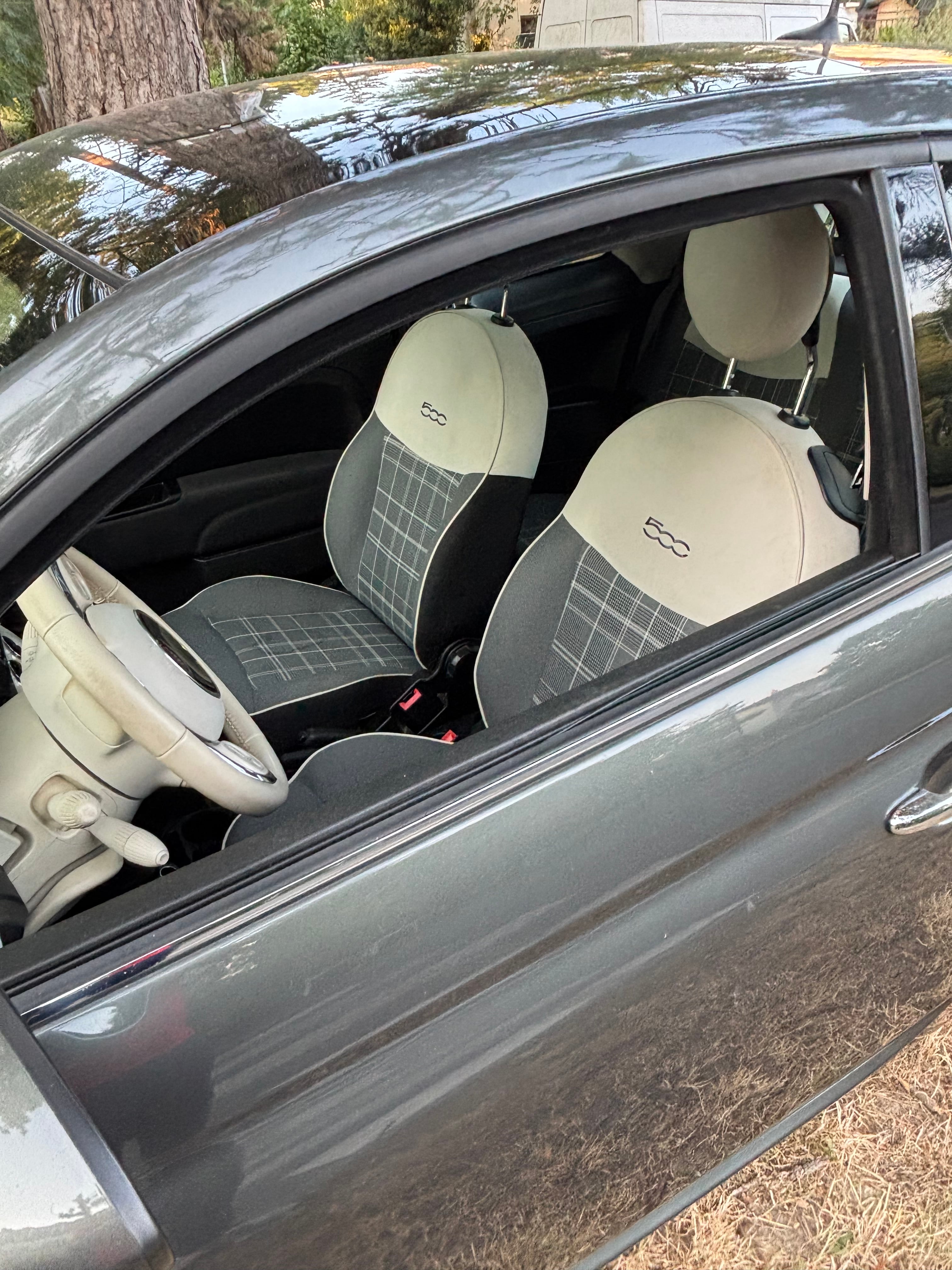 Fiat 500 avec Siège bébé