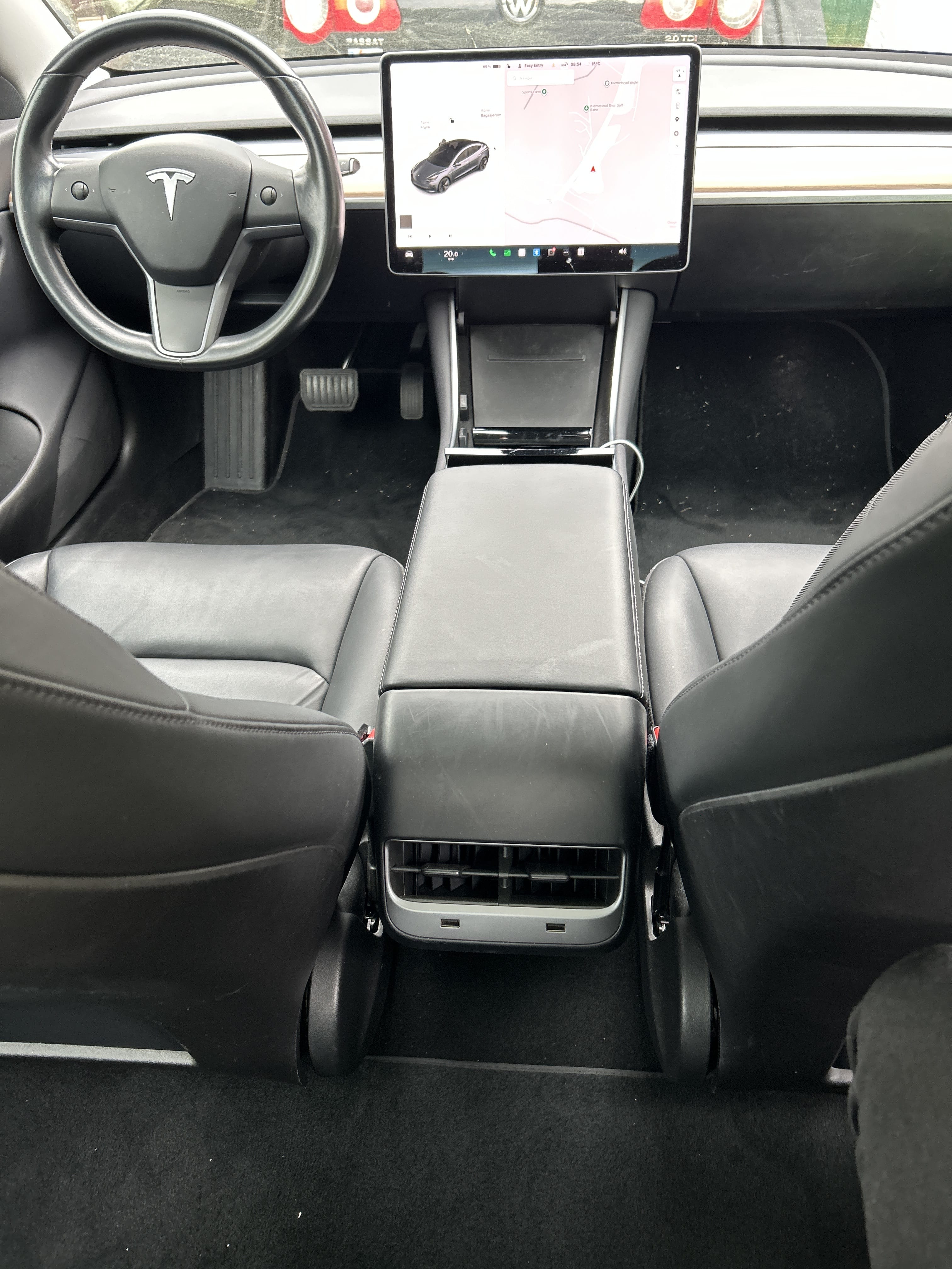 Tesla Model 3 Long Range med Ryggekamera