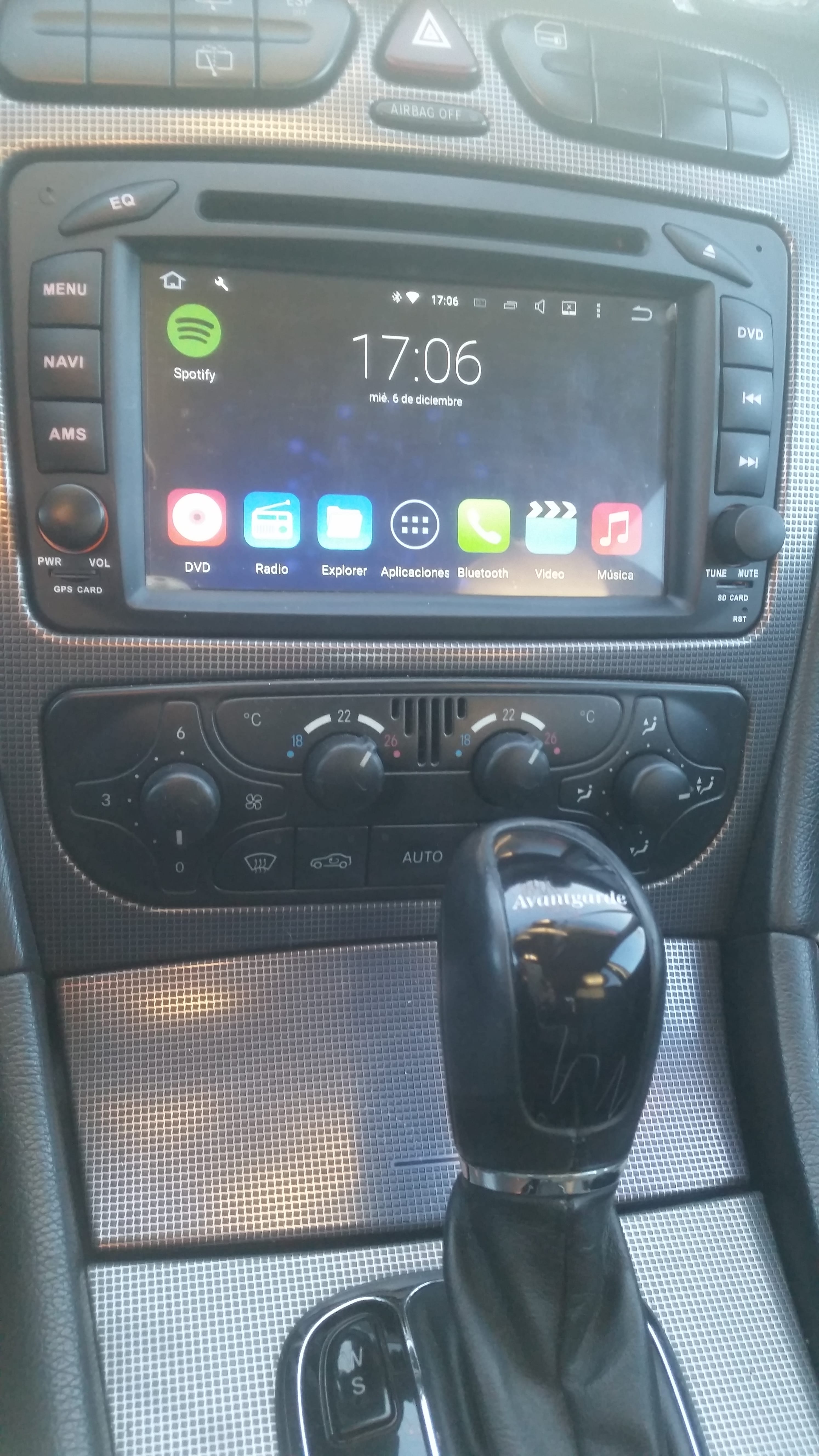 Mercedes Clase C 170 CV modelo C 270 Avantgarde con GPS