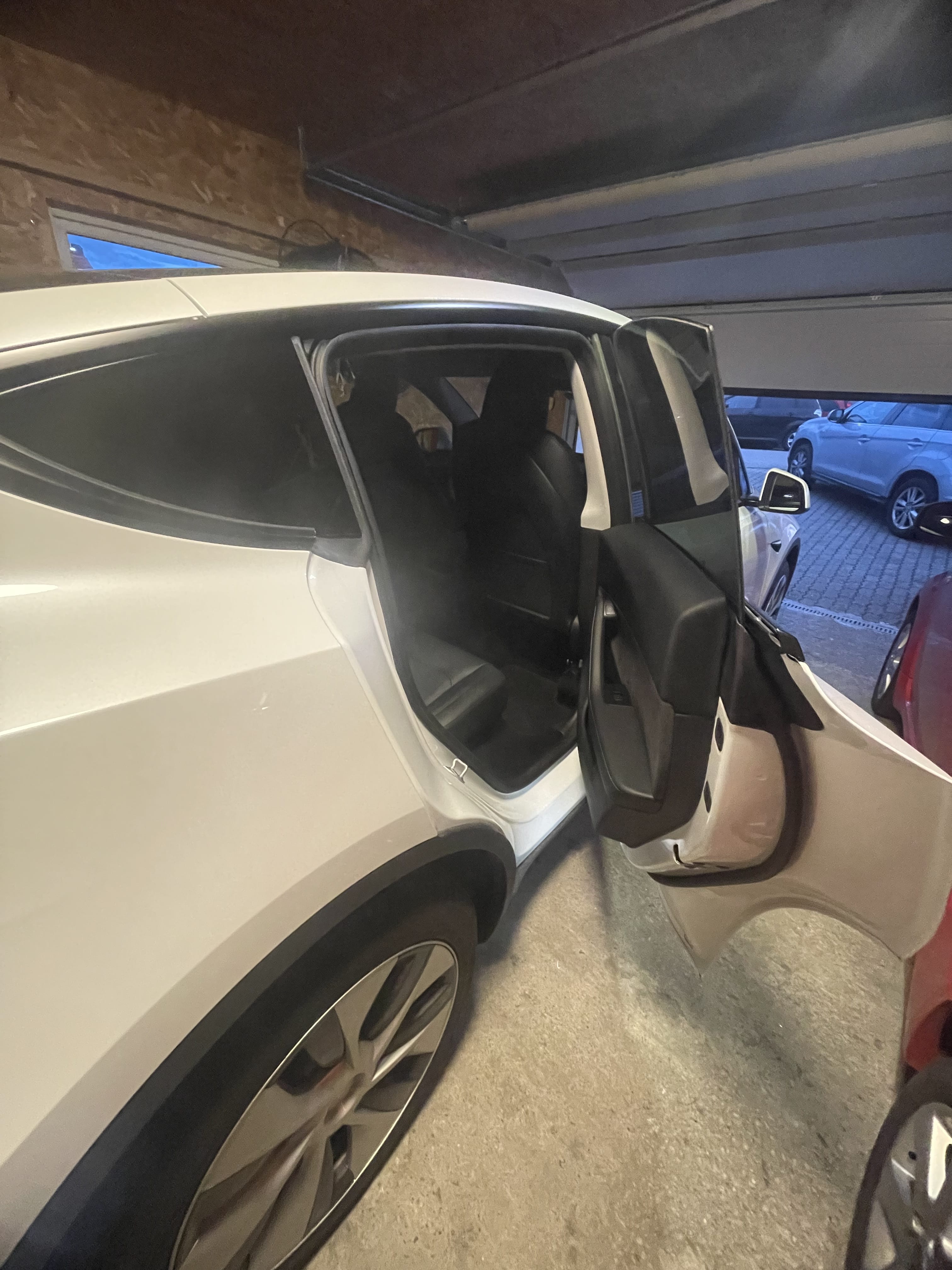 Tesla Model Y with Bluetooth audio